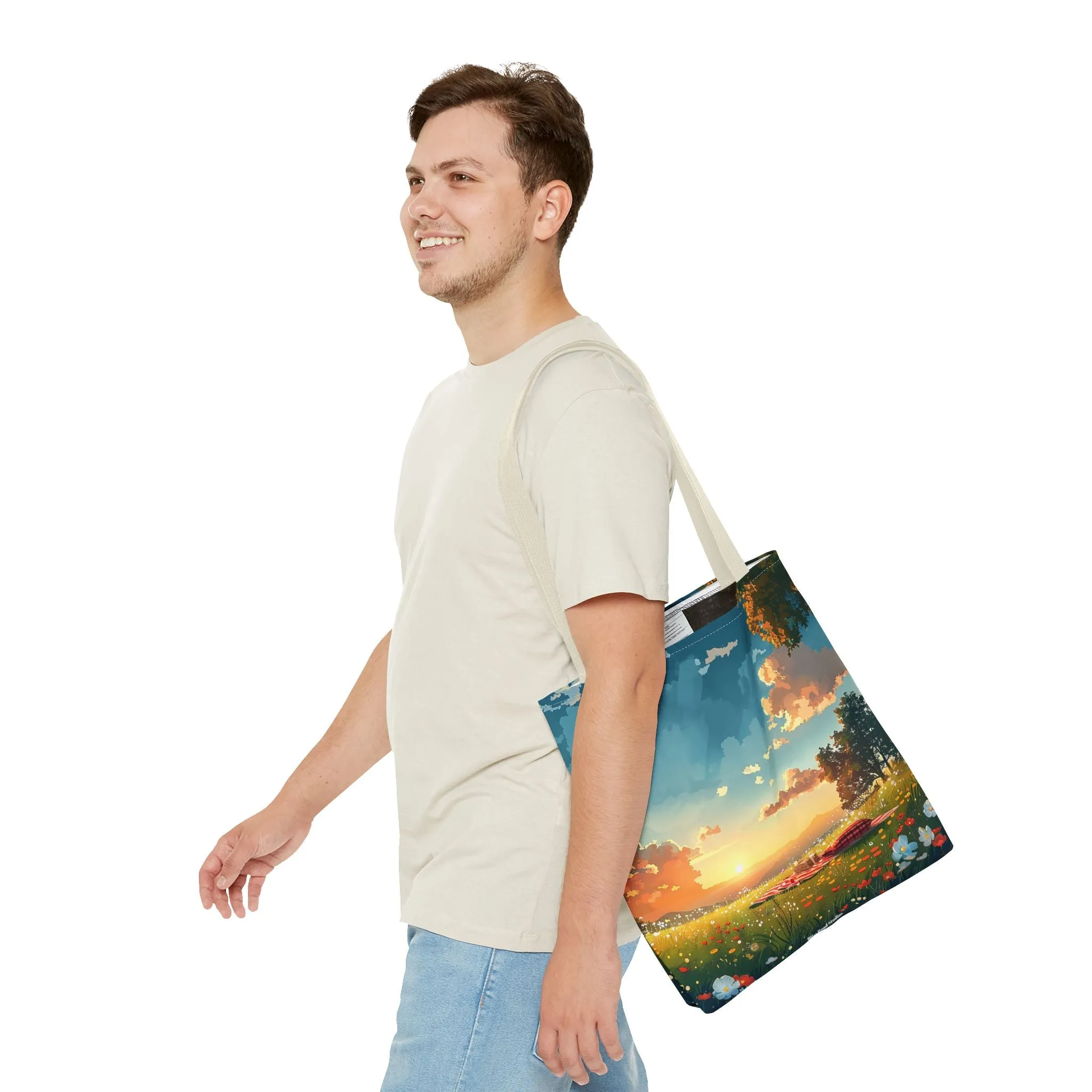 Meadow Picnic Tote Bag - Pack a Picnic, Pack Some Style - Your Meadow Awaits! Available in 3 sizes.