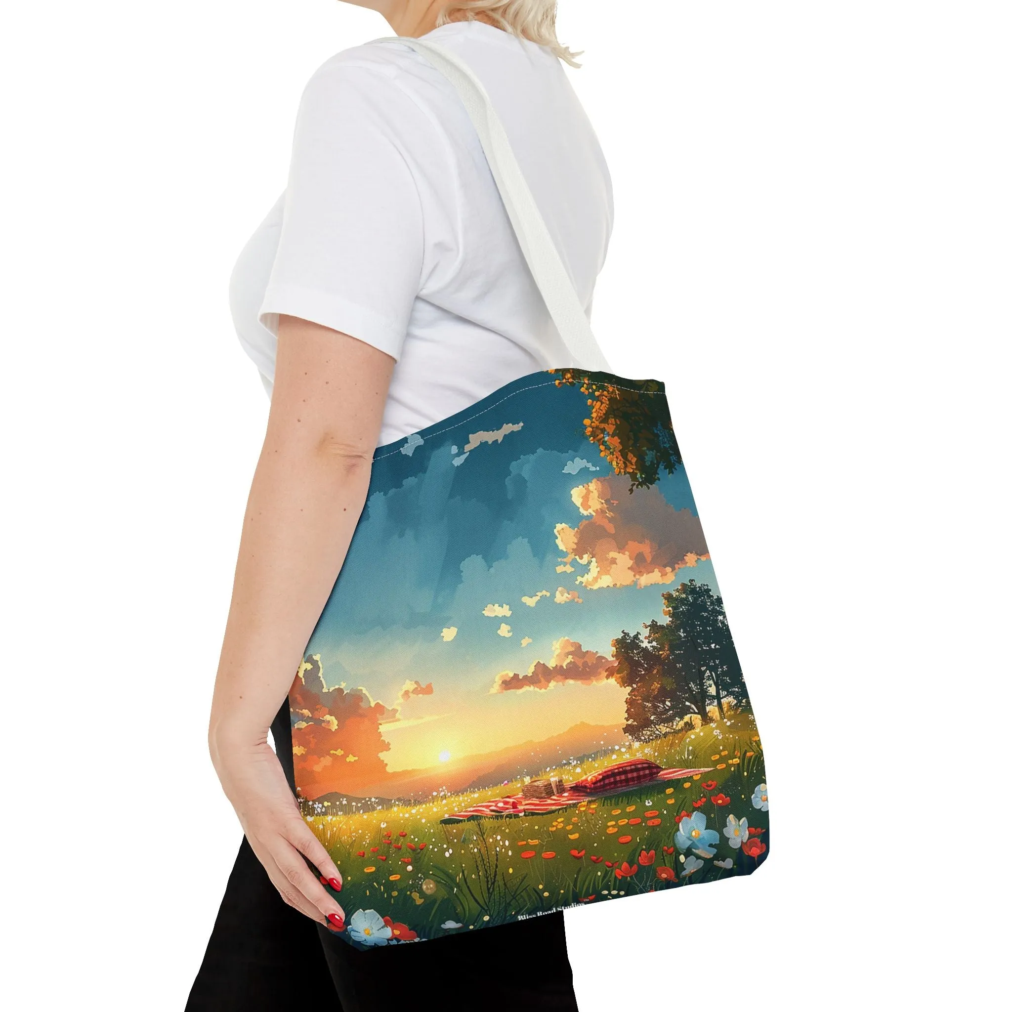 Meadow Picnic Tote Bag - Pack a Picnic, Pack Some Style - Your Meadow Awaits! Available in 3 sizes.