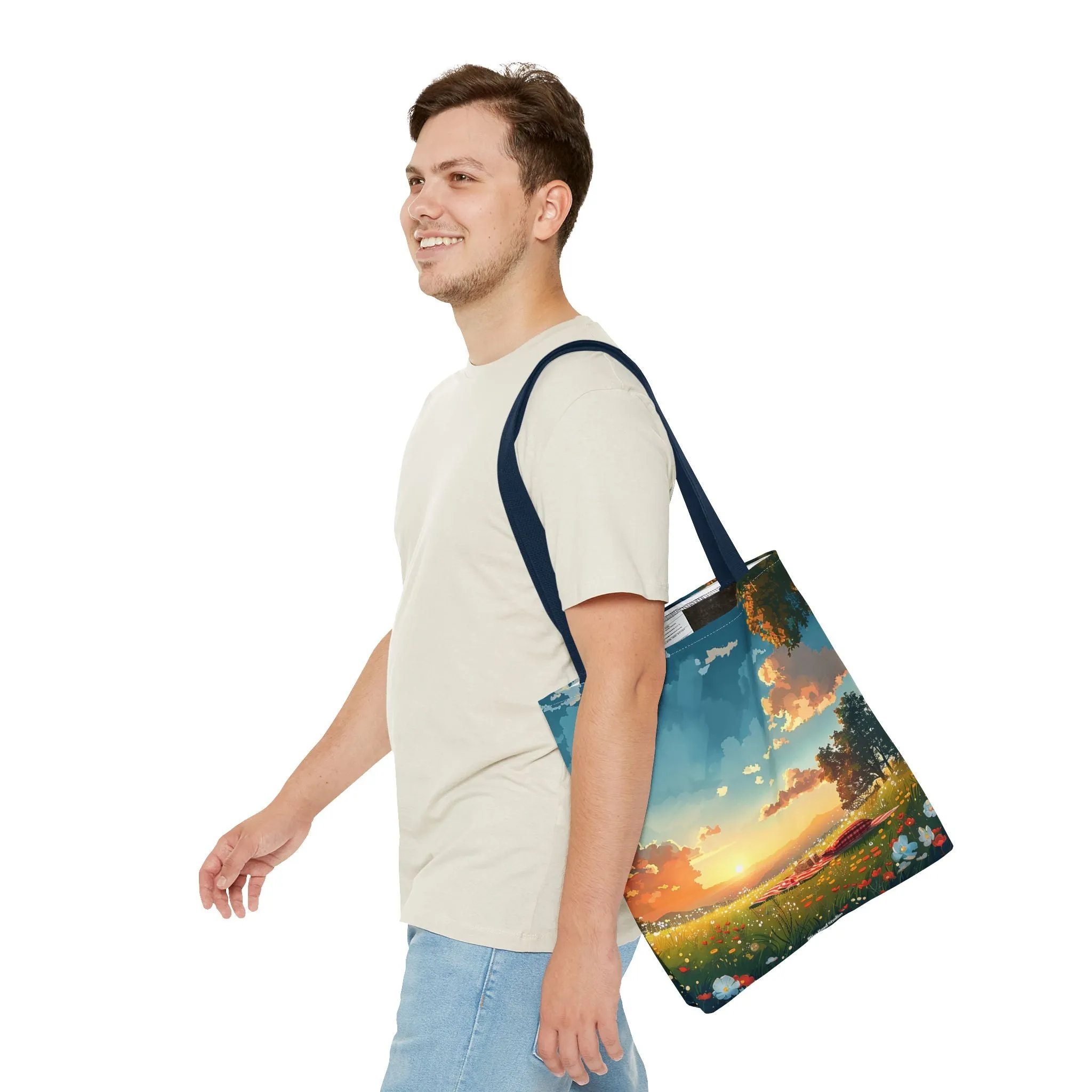 Meadow Picnic Tote Bag - Pack a Picnic, Pack Some Style - Your Meadow Awaits! Available in 3 sizes.