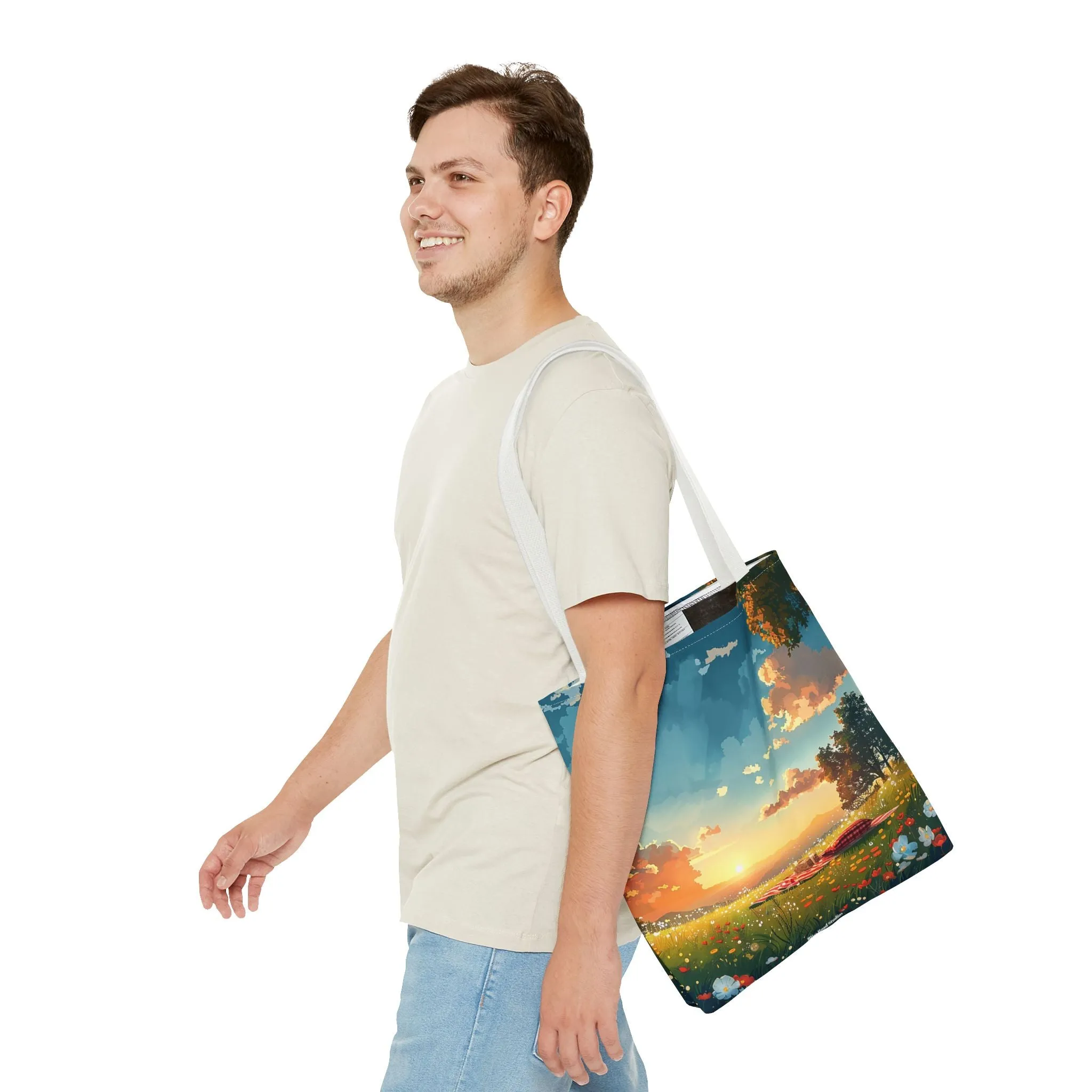 Meadow Picnic Tote Bag - Pack a Picnic, Pack Some Style - Your Meadow Awaits! Available in 3 sizes.