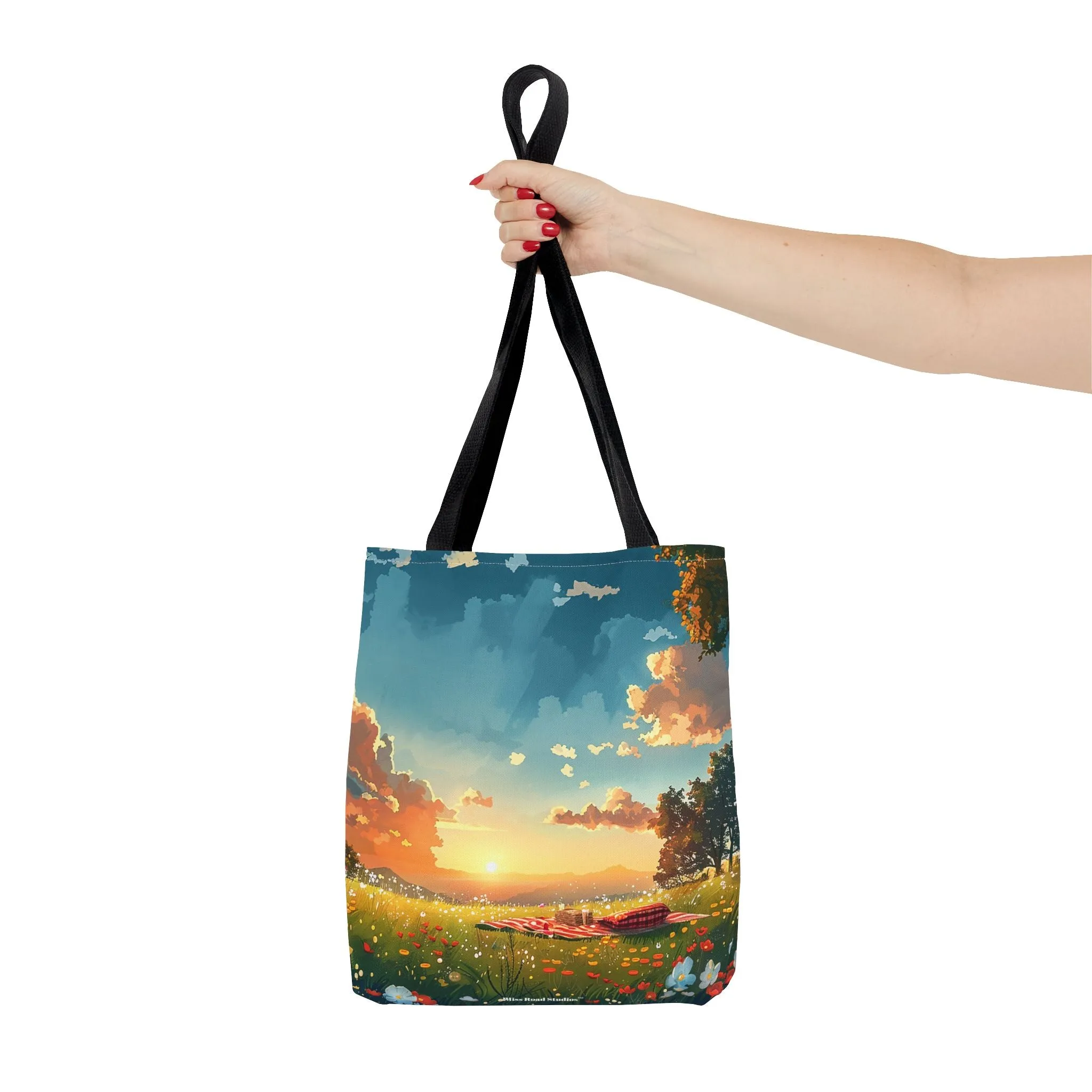 Meadow Picnic Tote Bag - Pack a Picnic, Pack Some Style - Your Meadow Awaits! Available in 3 sizes.
