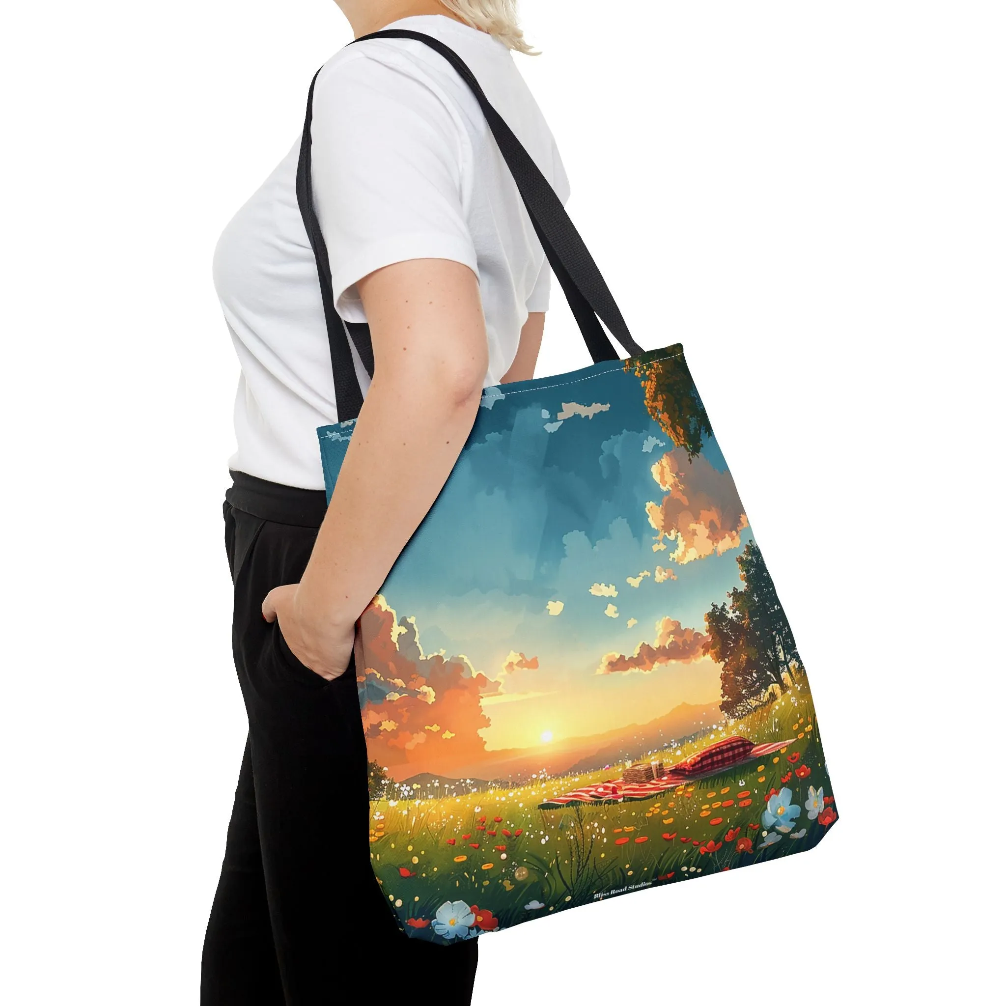 Meadow Picnic Tote Bag - Pack a Picnic, Pack Some Style - Your Meadow Awaits! Available in 3 sizes.