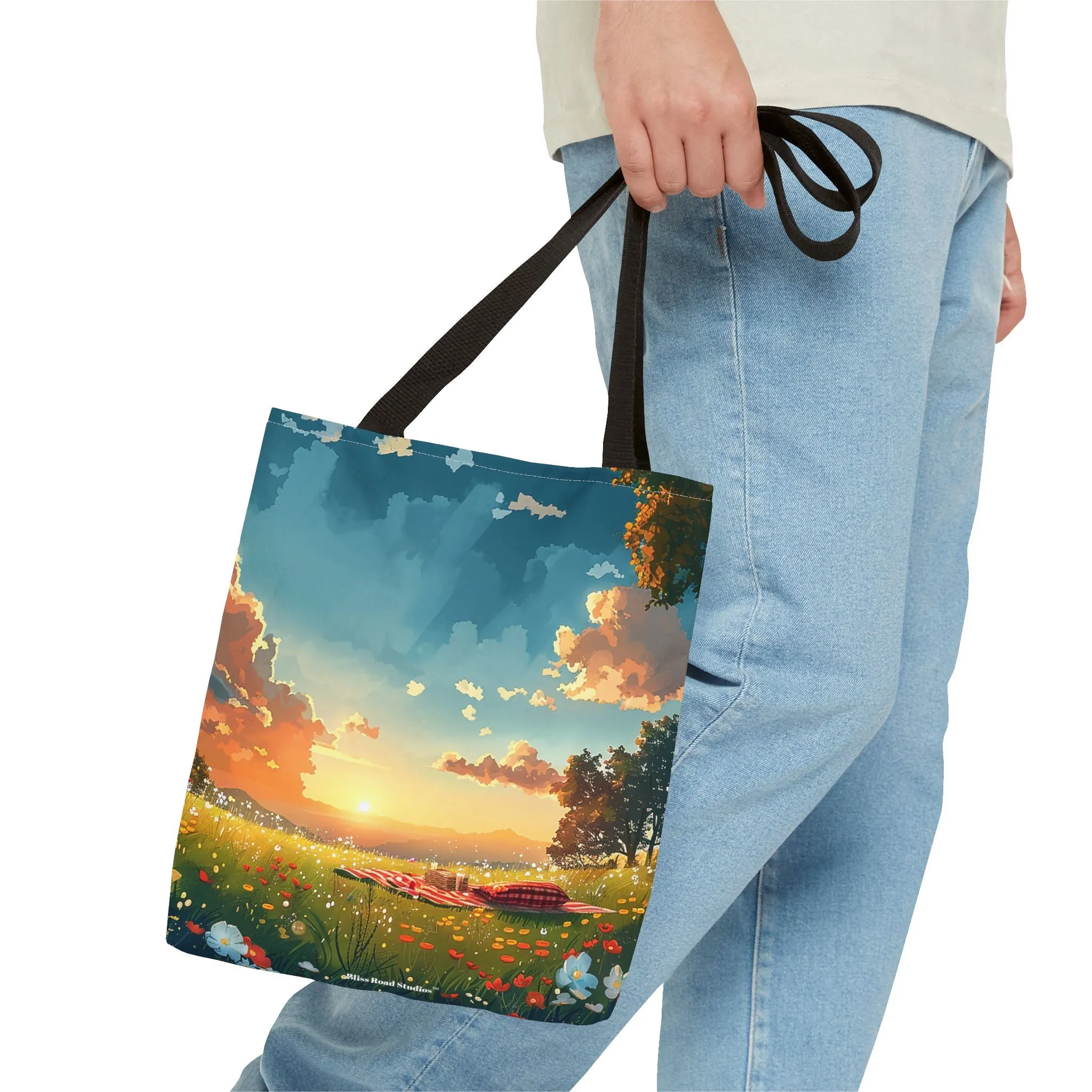 Meadow Picnic Tote Bag - Pack a Picnic, Pack Some Style - Your Meadow Awaits! Available in 3 sizes.