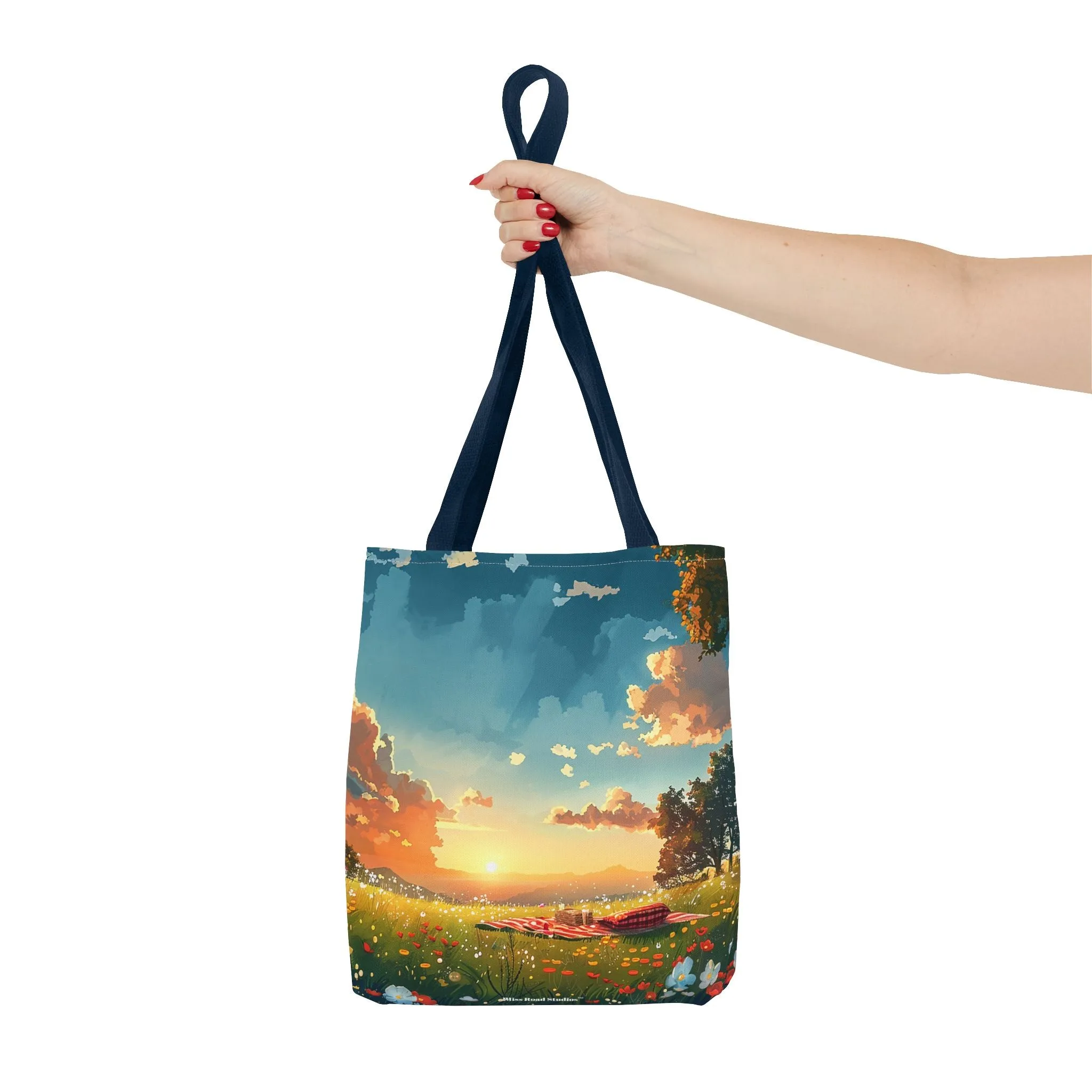 Meadow Picnic Tote Bag - Pack a Picnic, Pack Some Style - Your Meadow Awaits! Available in 3 sizes.