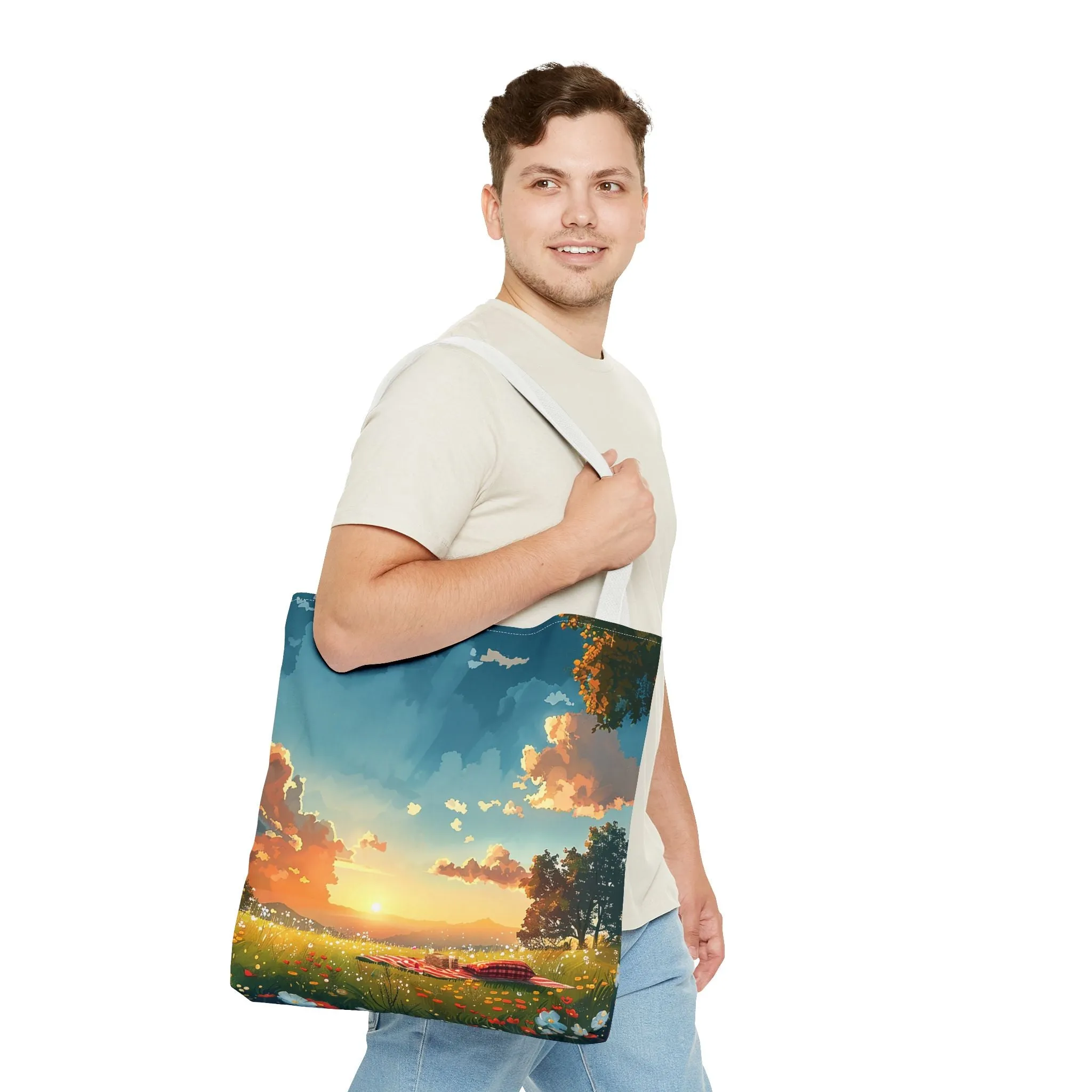 Meadow Picnic Tote Bag - Pack a Picnic, Pack Some Style - Your Meadow Awaits! Available in 3 sizes.