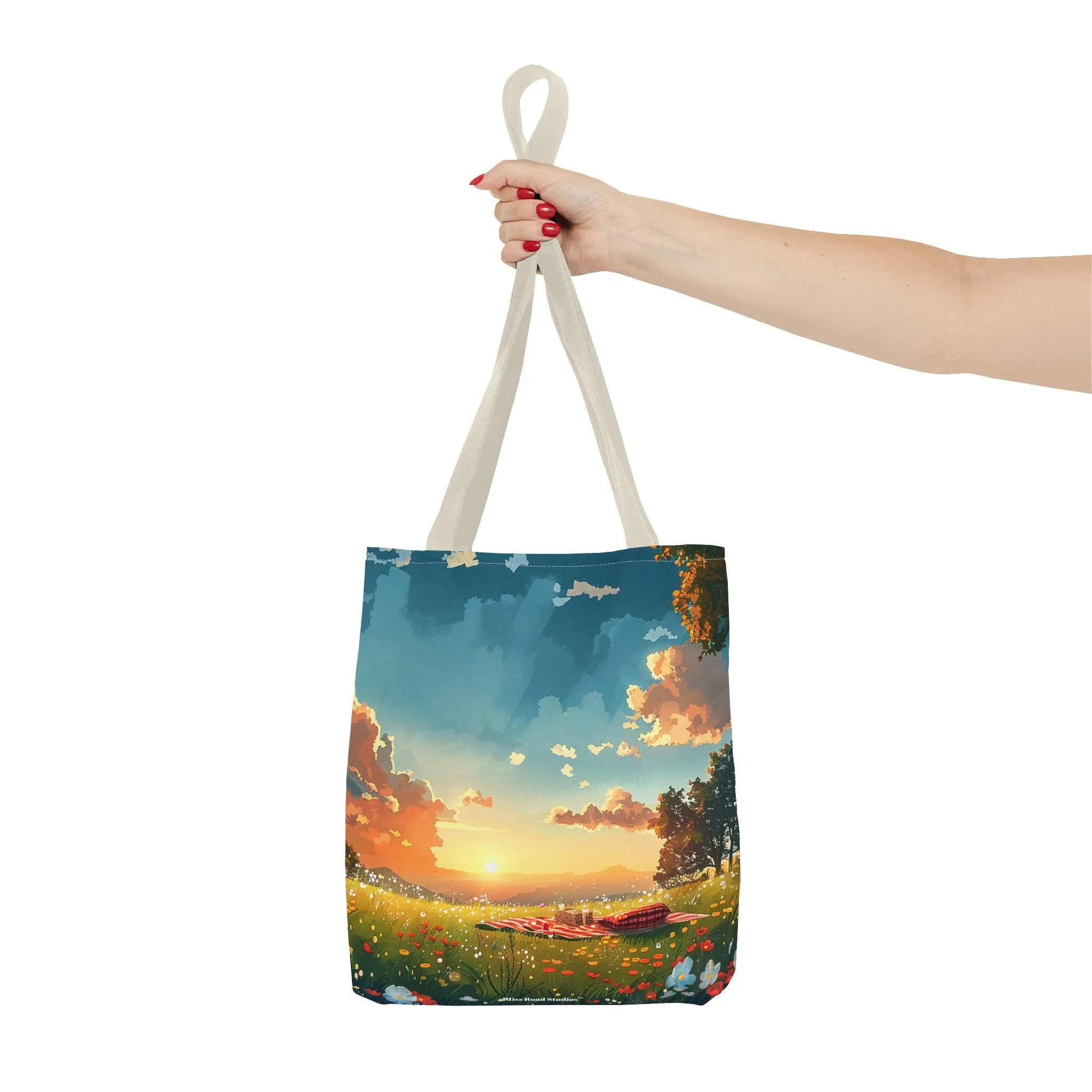 Meadow Picnic Tote Bag - Pack a Picnic, Pack Some Style - Your Meadow Awaits! Available in 3 sizes.