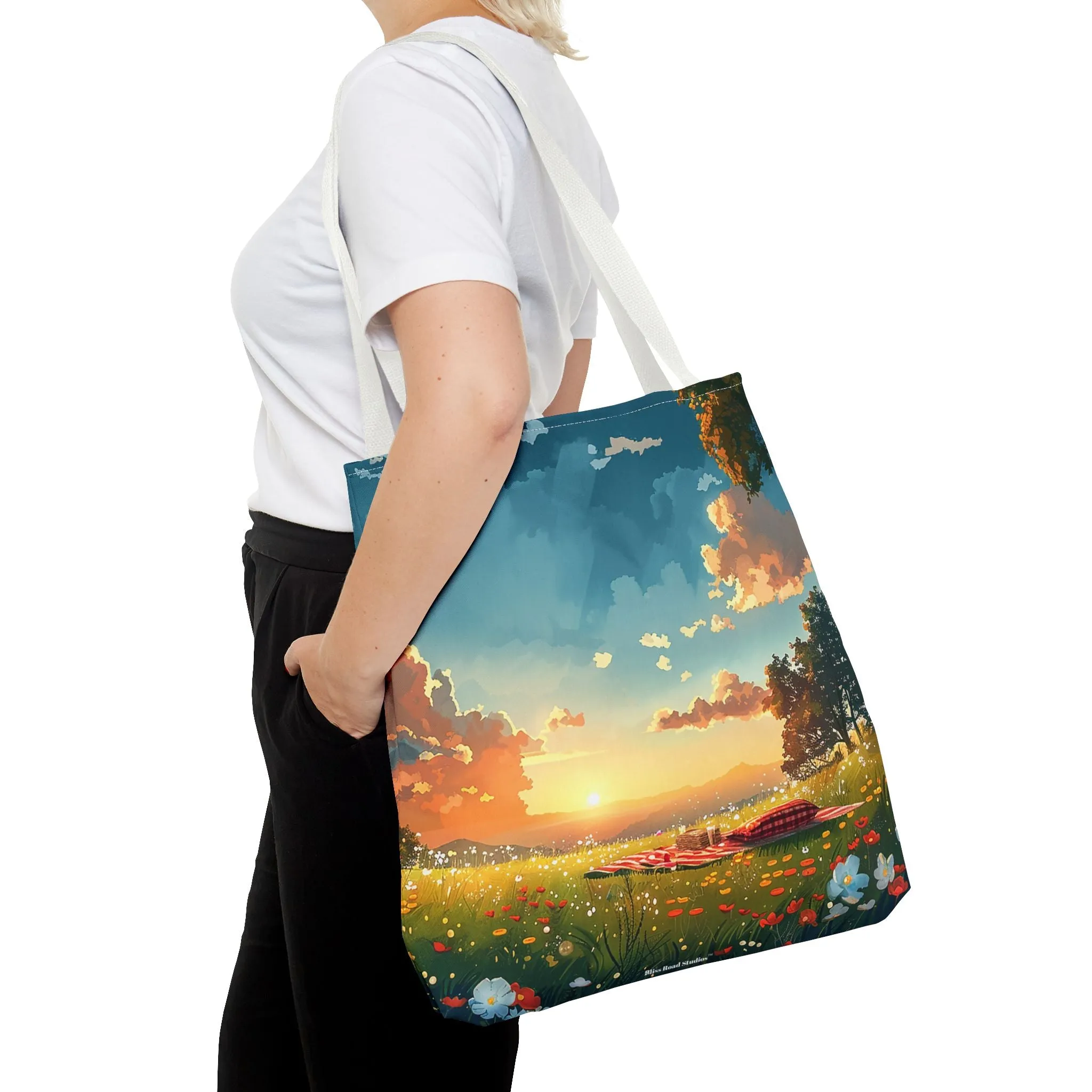 Meadow Picnic Tote Bag - Pack a Picnic, Pack Some Style - Your Meadow Awaits! Available in 3 sizes.