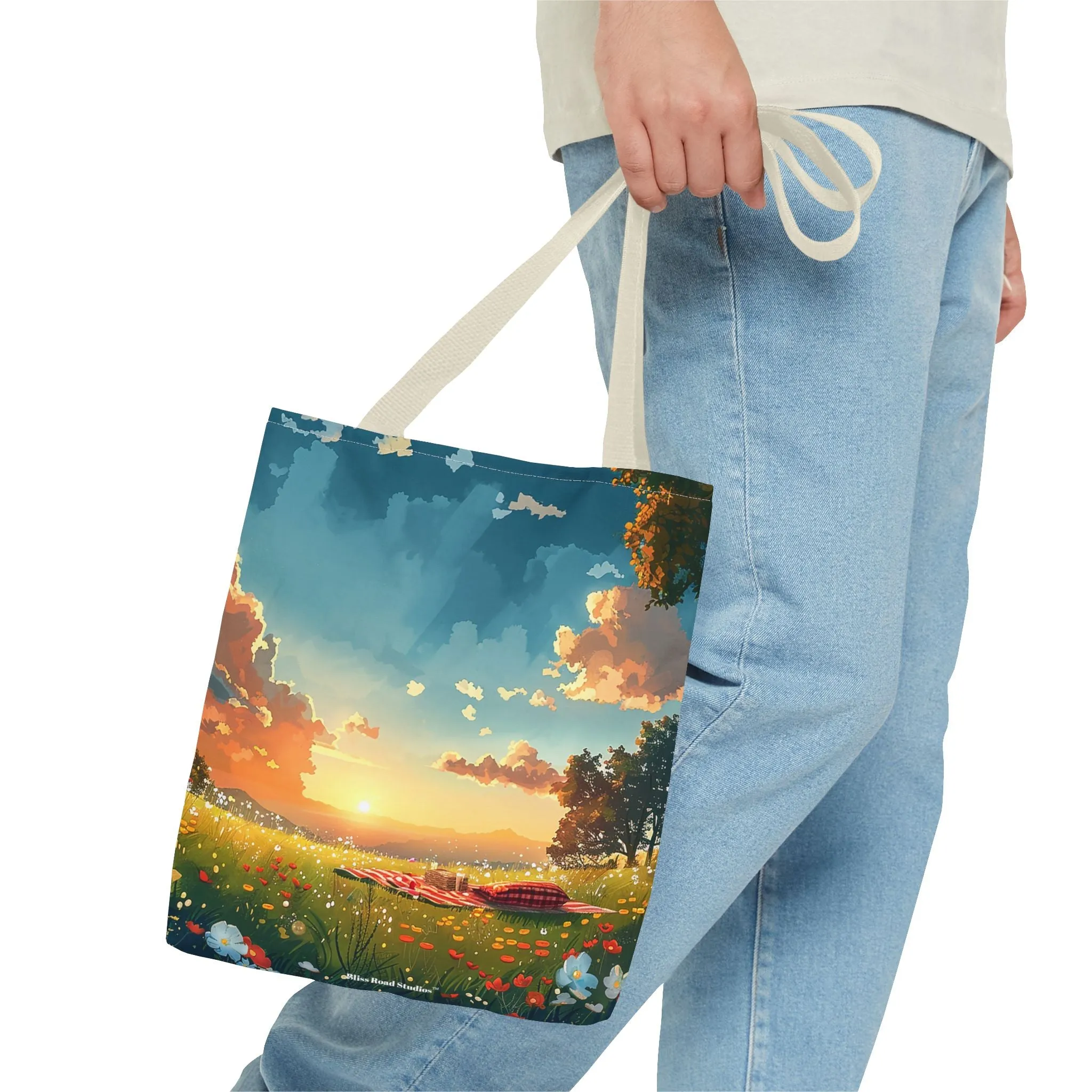 Meadow Picnic Tote Bag - Pack a Picnic, Pack Some Style - Your Meadow Awaits! Available in 3 sizes.