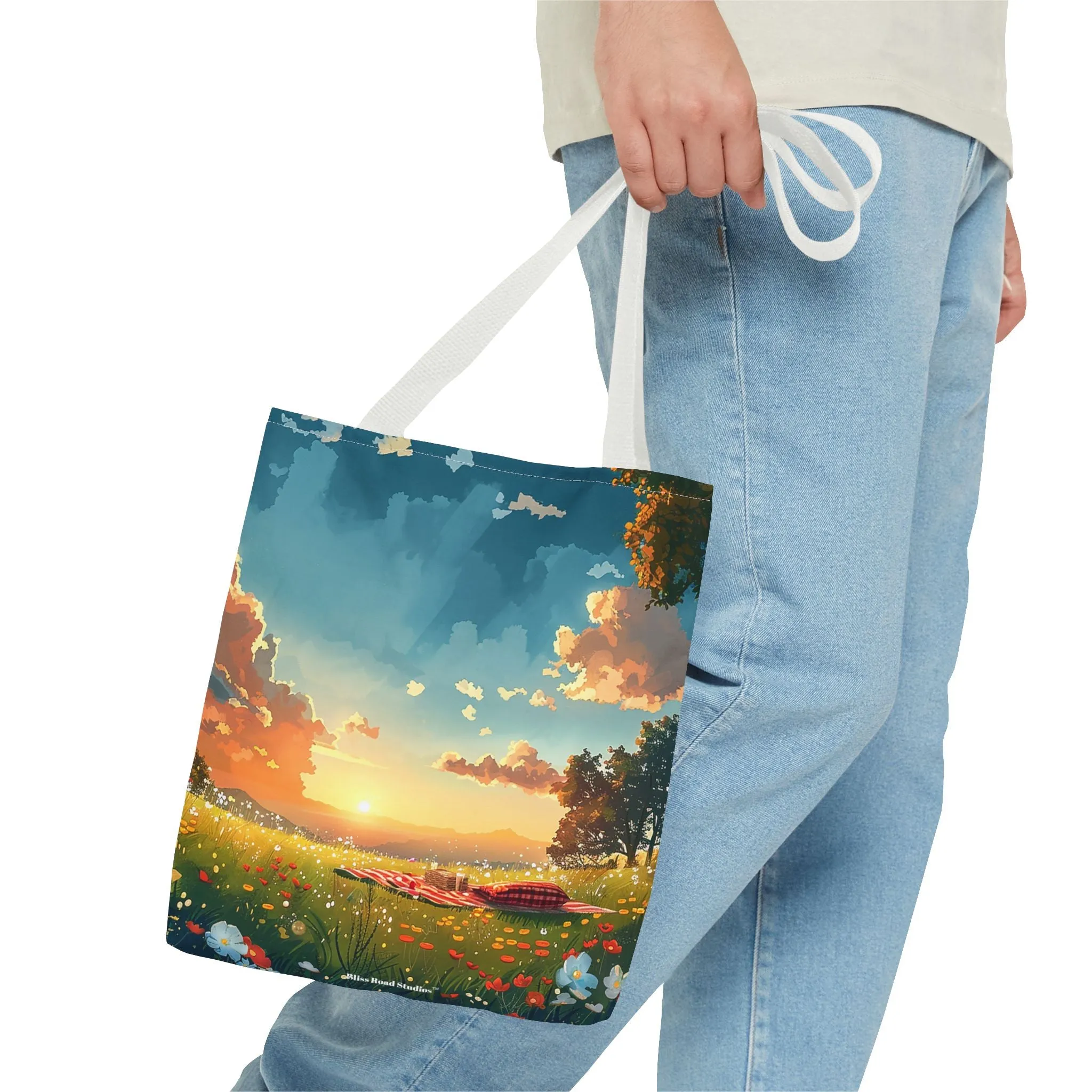 Meadow Picnic Tote Bag - Pack a Picnic, Pack Some Style - Your Meadow Awaits! Available in 3 sizes.