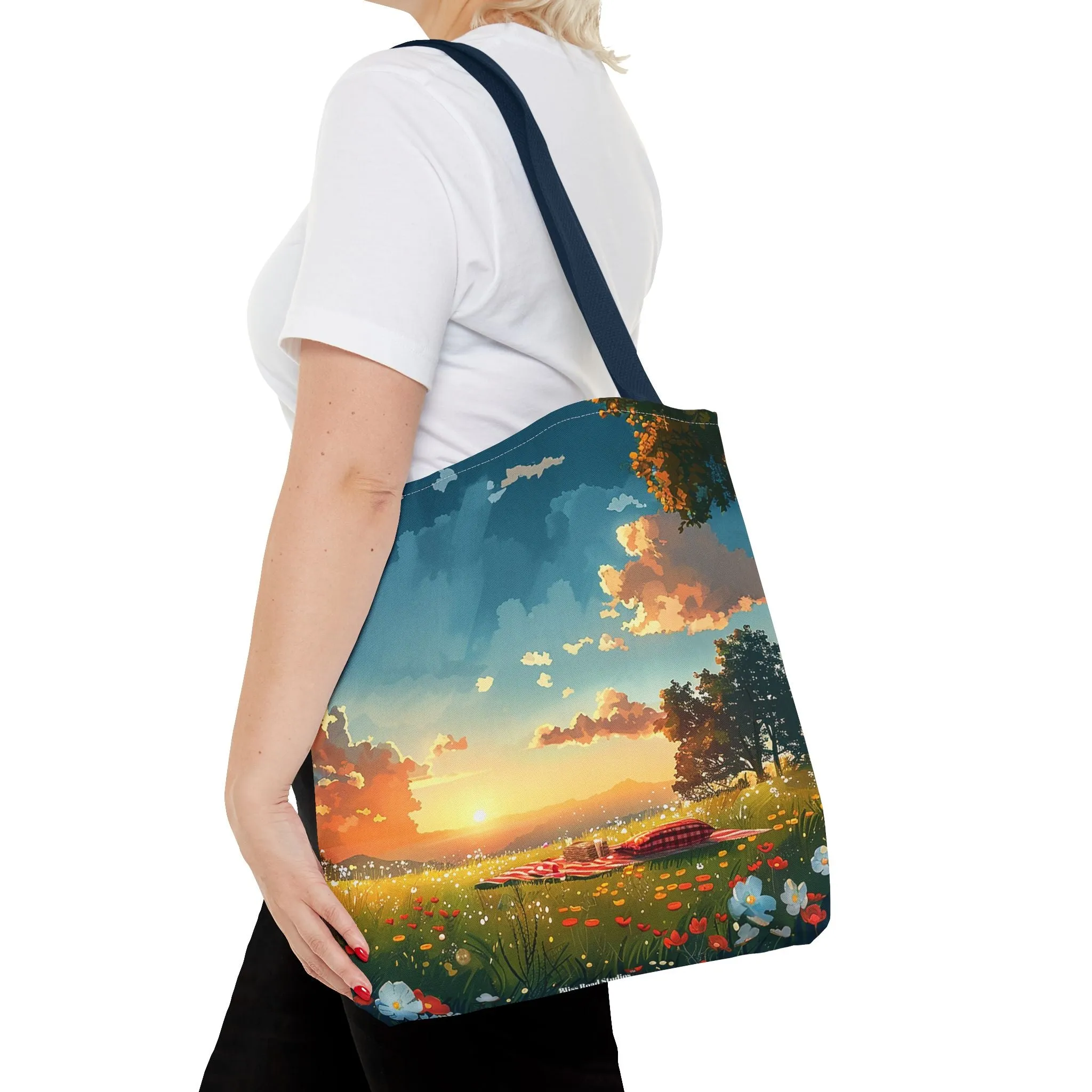 Meadow Picnic Tote Bag - Pack a Picnic, Pack Some Style - Your Meadow Awaits! Available in 3 sizes.