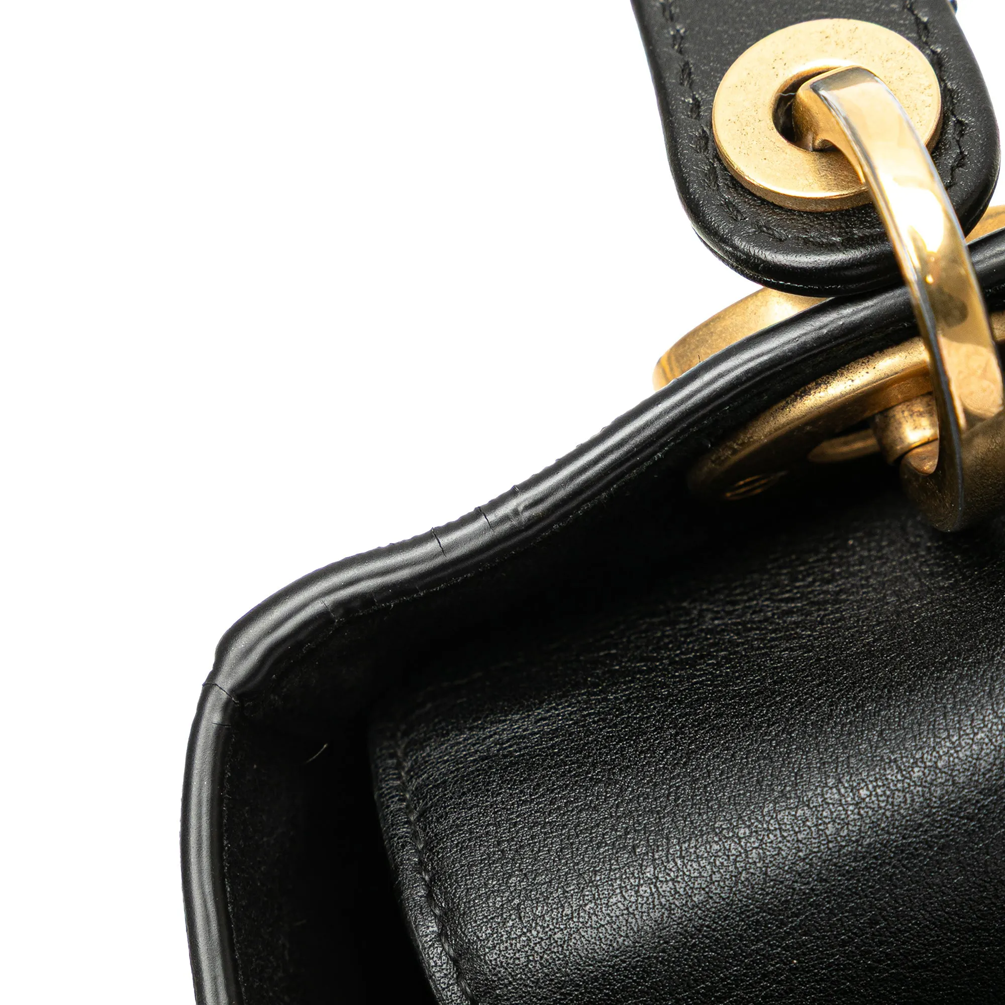 Medium Calfskin Death Tarot Card Lady Dior