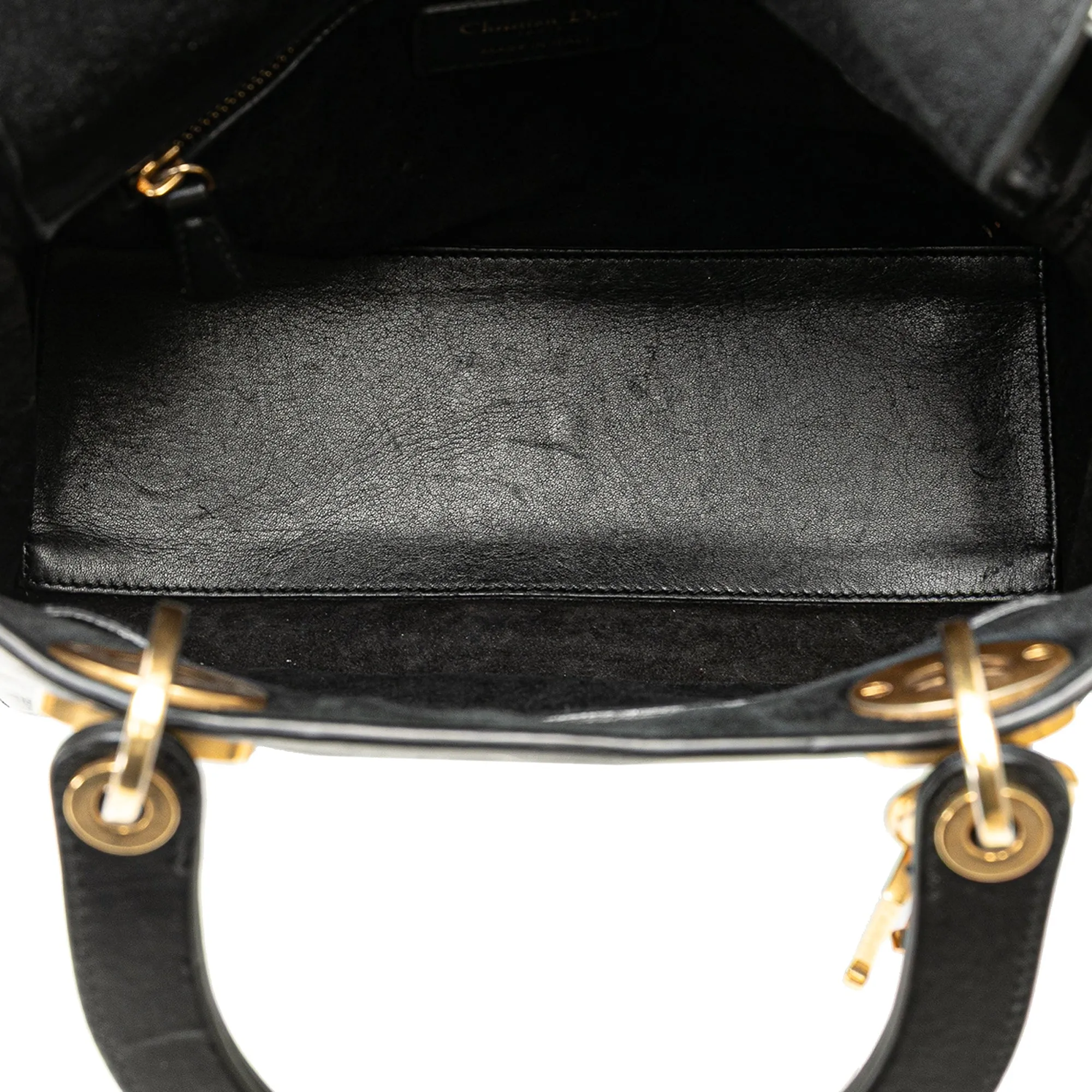 Medium Calfskin Death Tarot Card Lady Dior