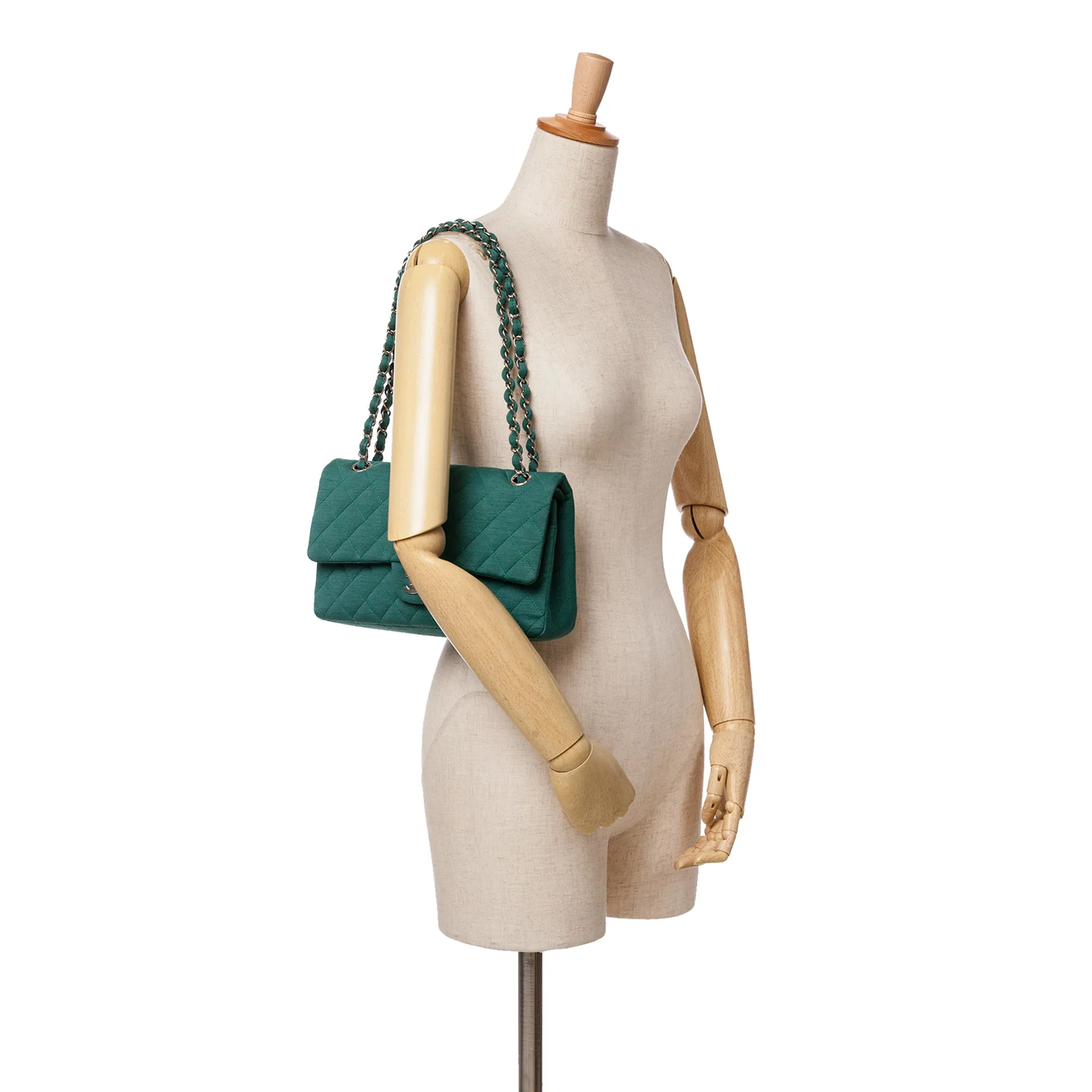 Medium Classic Jersey Double Flap