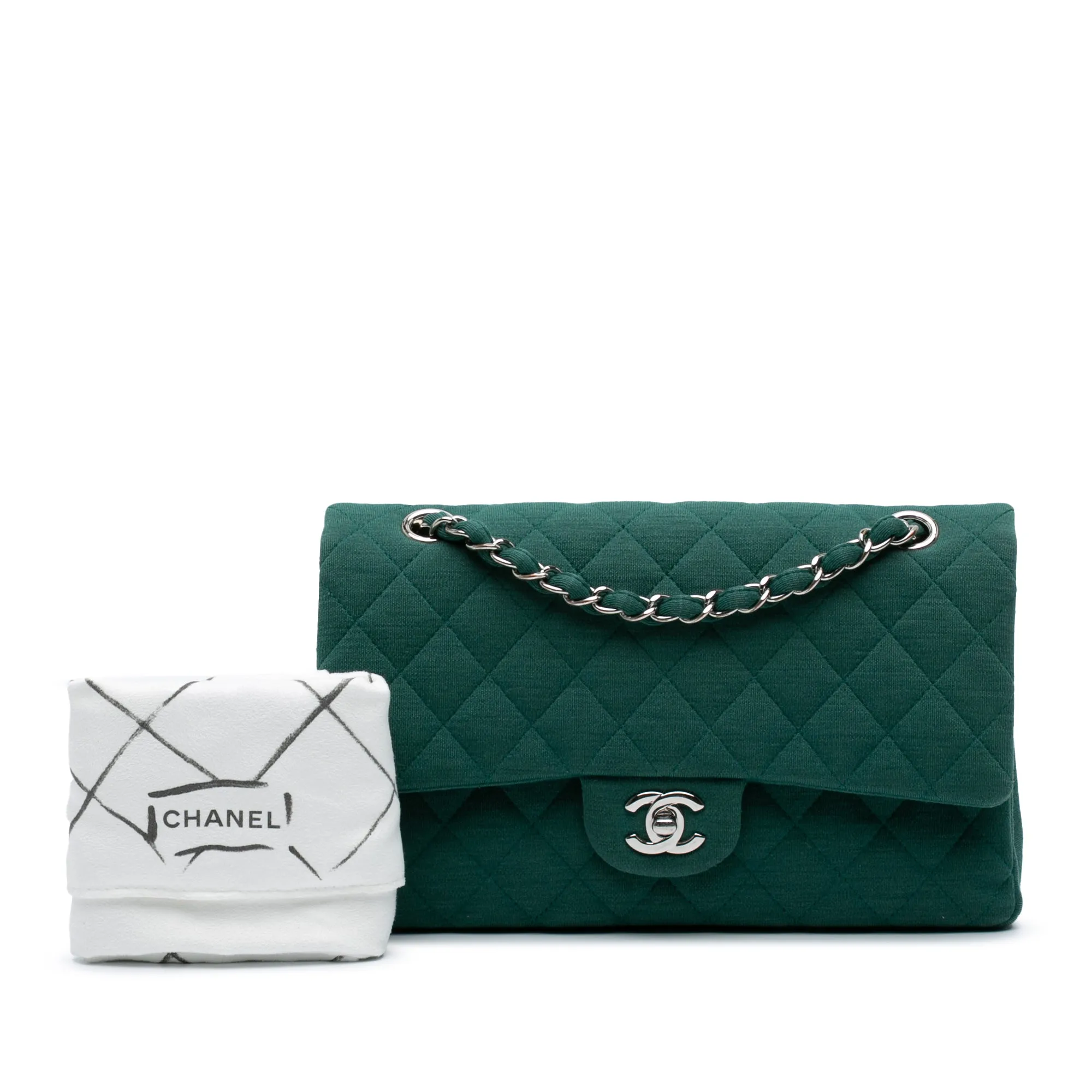 Medium Classic Jersey Double Flap