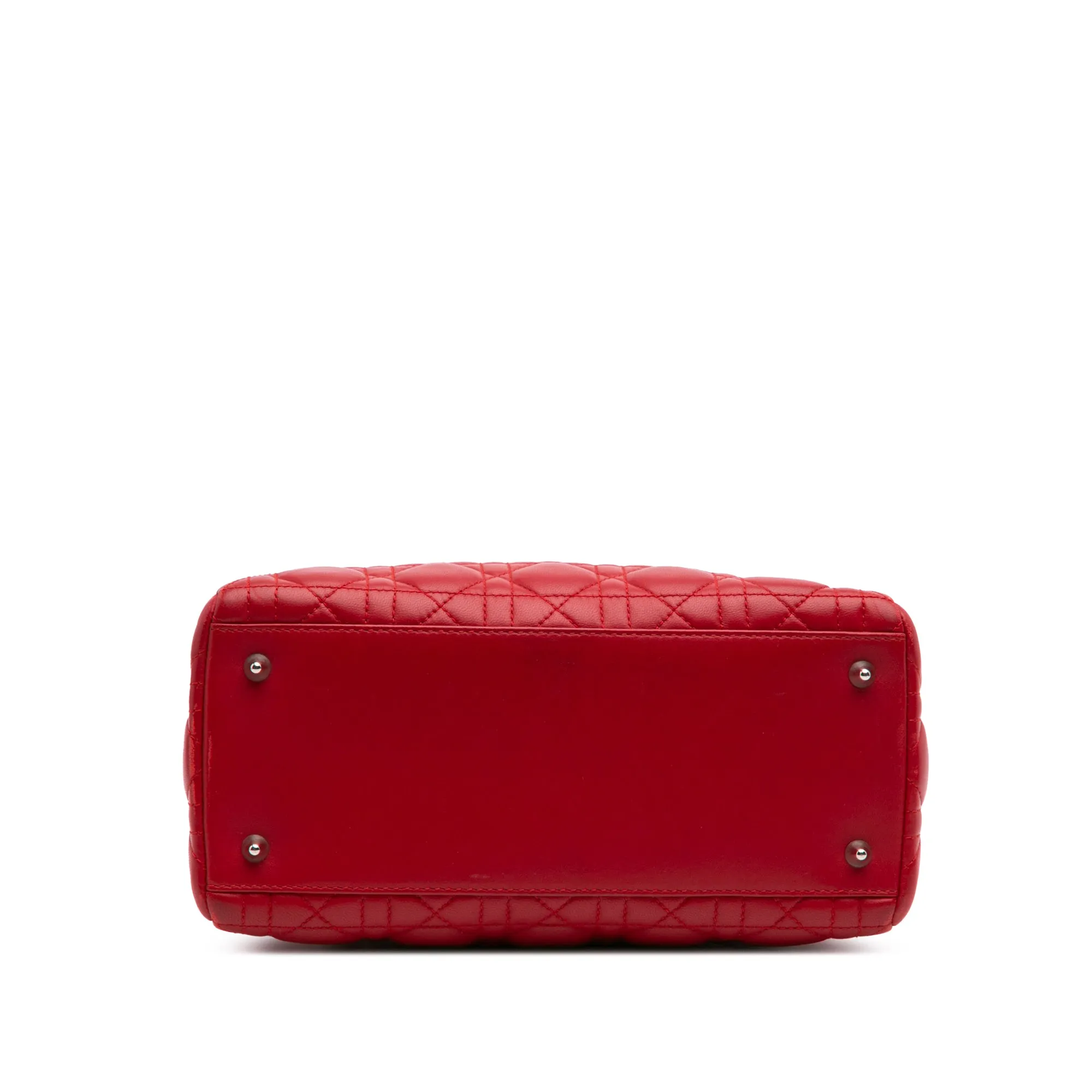 Medium Lambskin Cannage Lady Dior