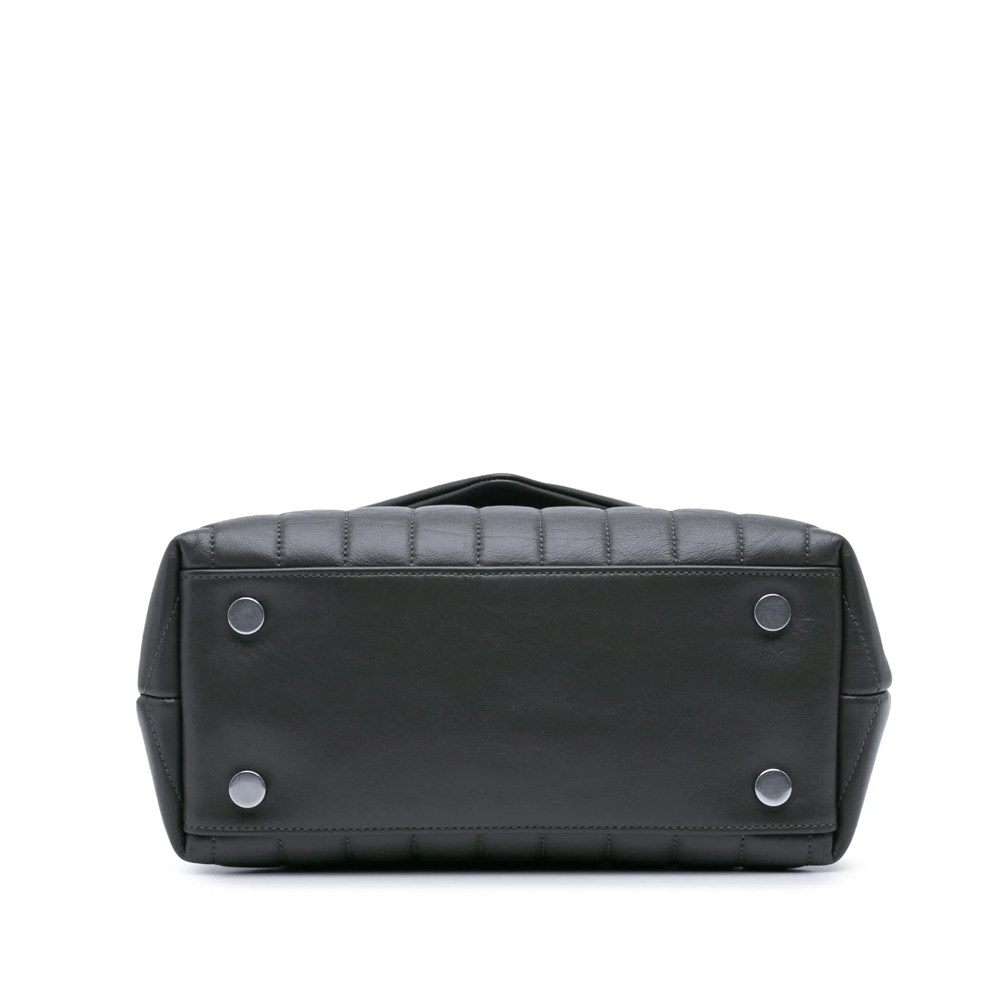 Medium Leather Matelasse LouLou Satchel