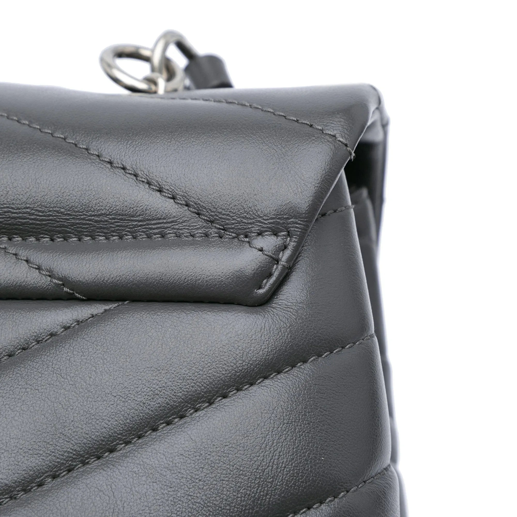Medium Leather Matelasse LouLou Satchel