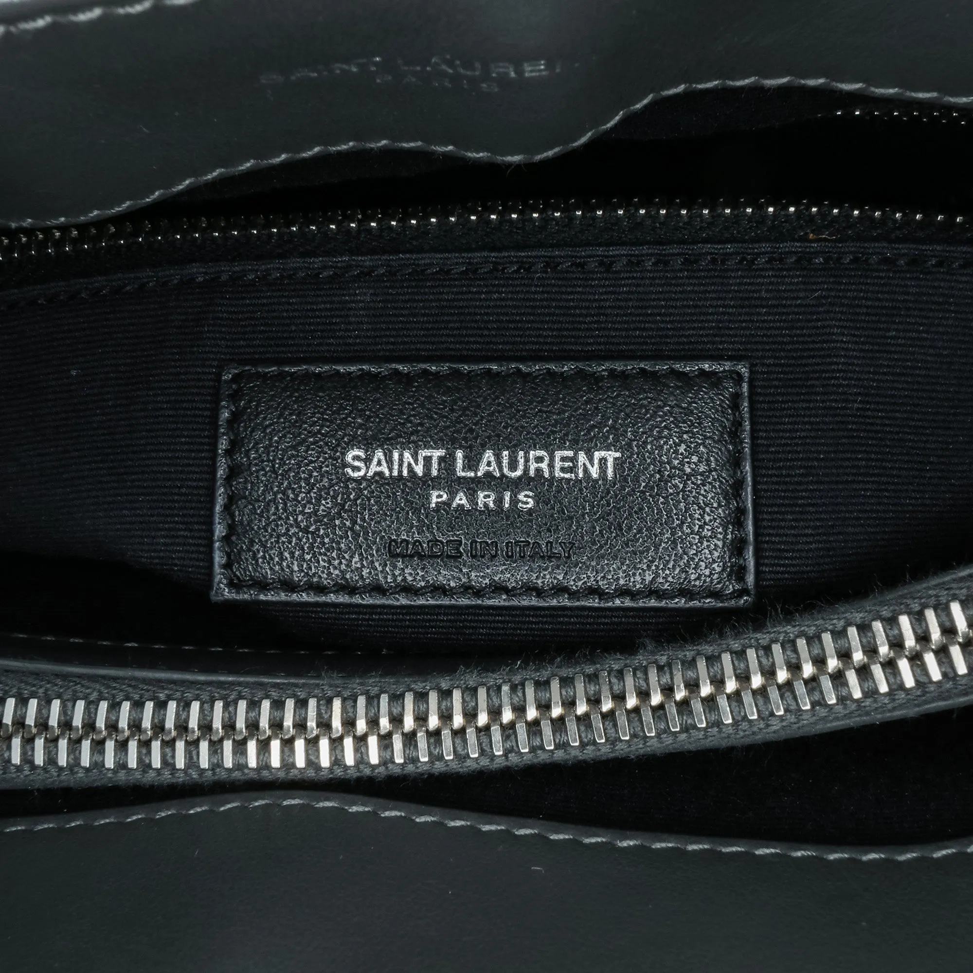 Medium Leather Matelasse LouLou Satchel