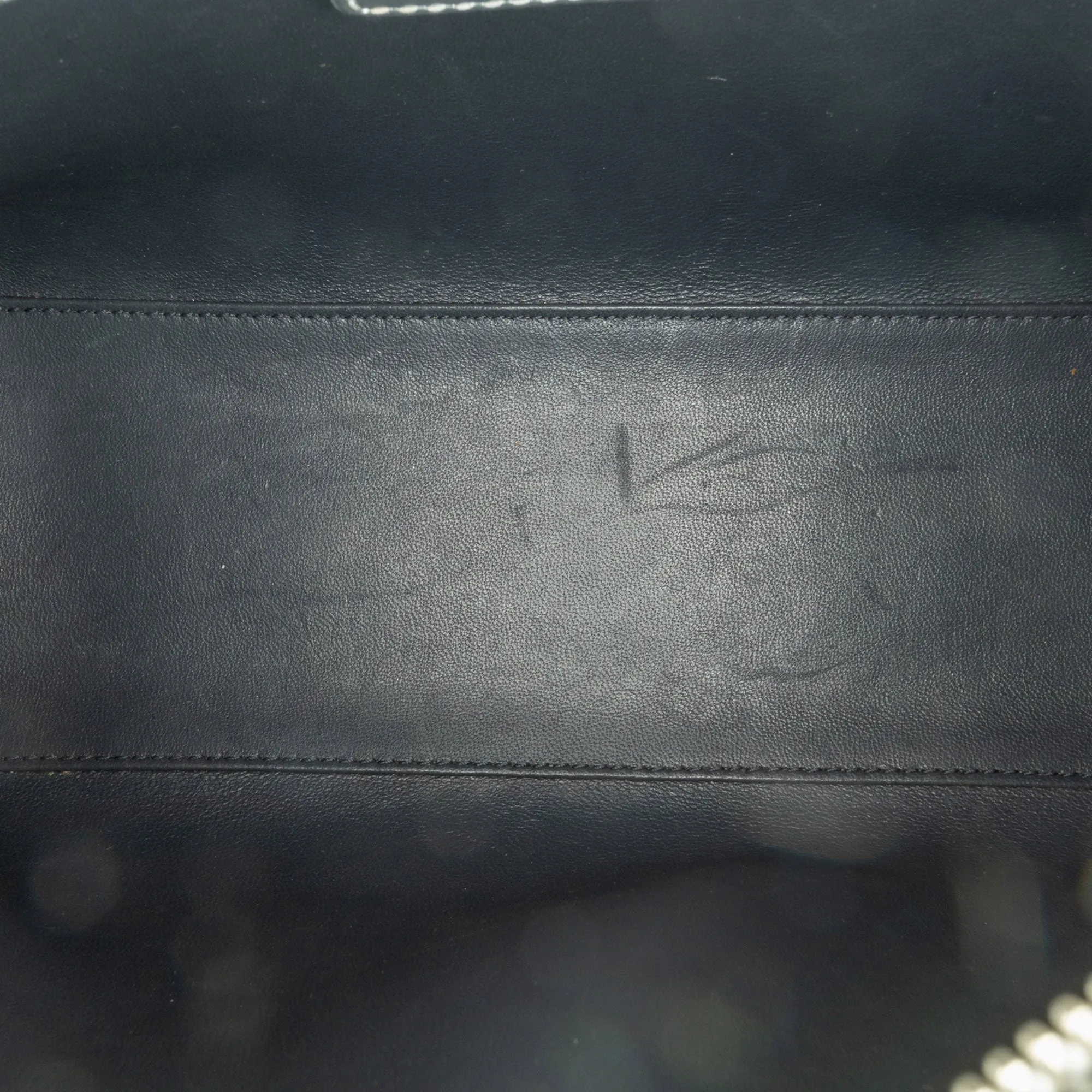 Medium Metallic Patent Microcannage Lady Dior