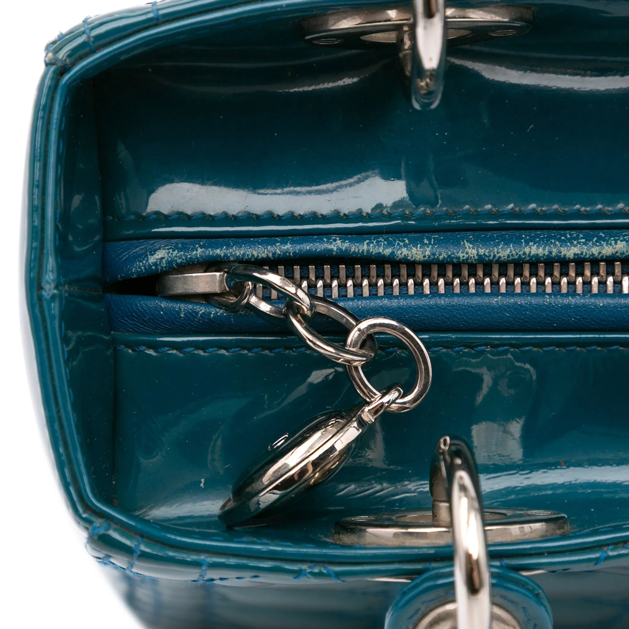 Medium Patent Cannage Lady Dior