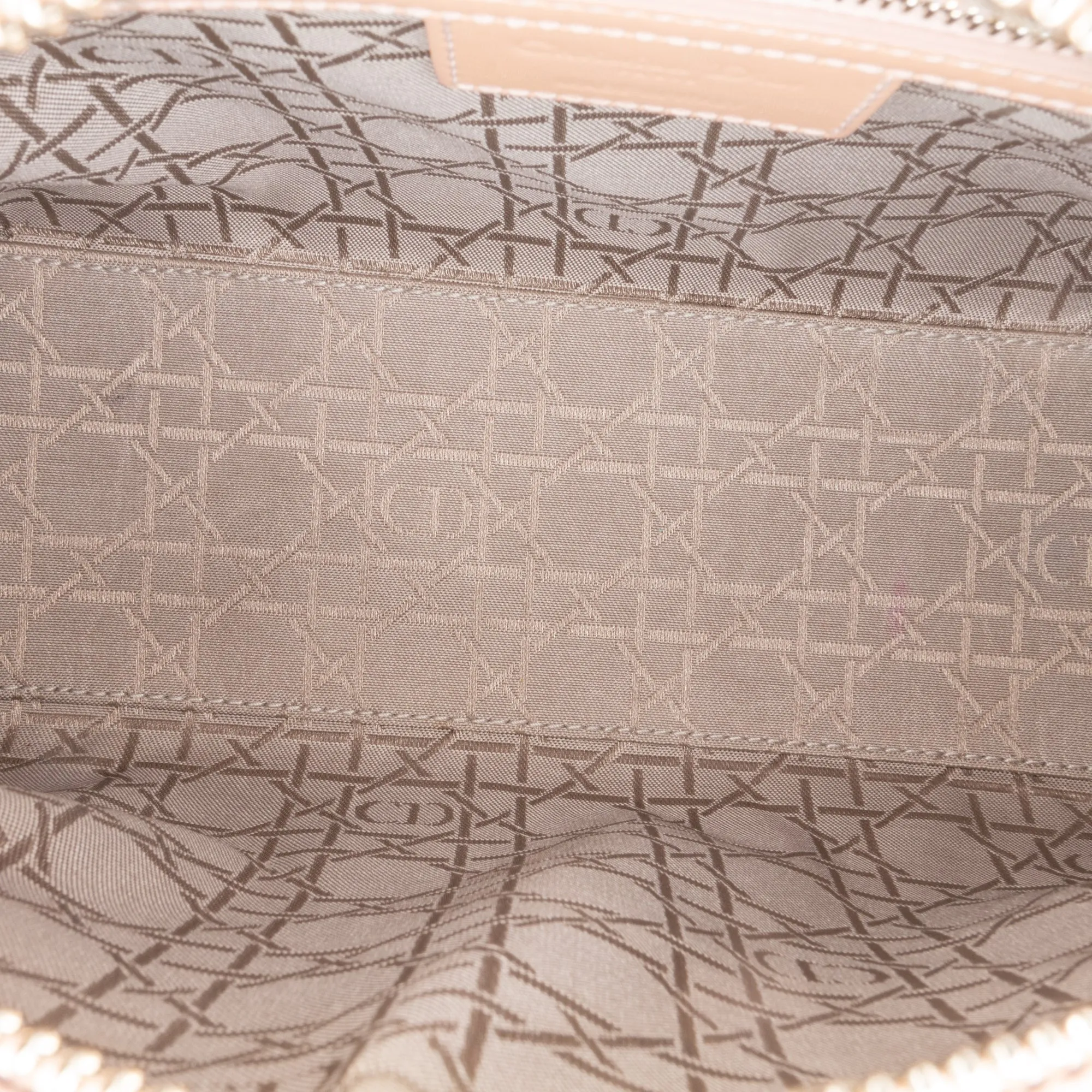 Medium Patent Cannage Lady Dior
