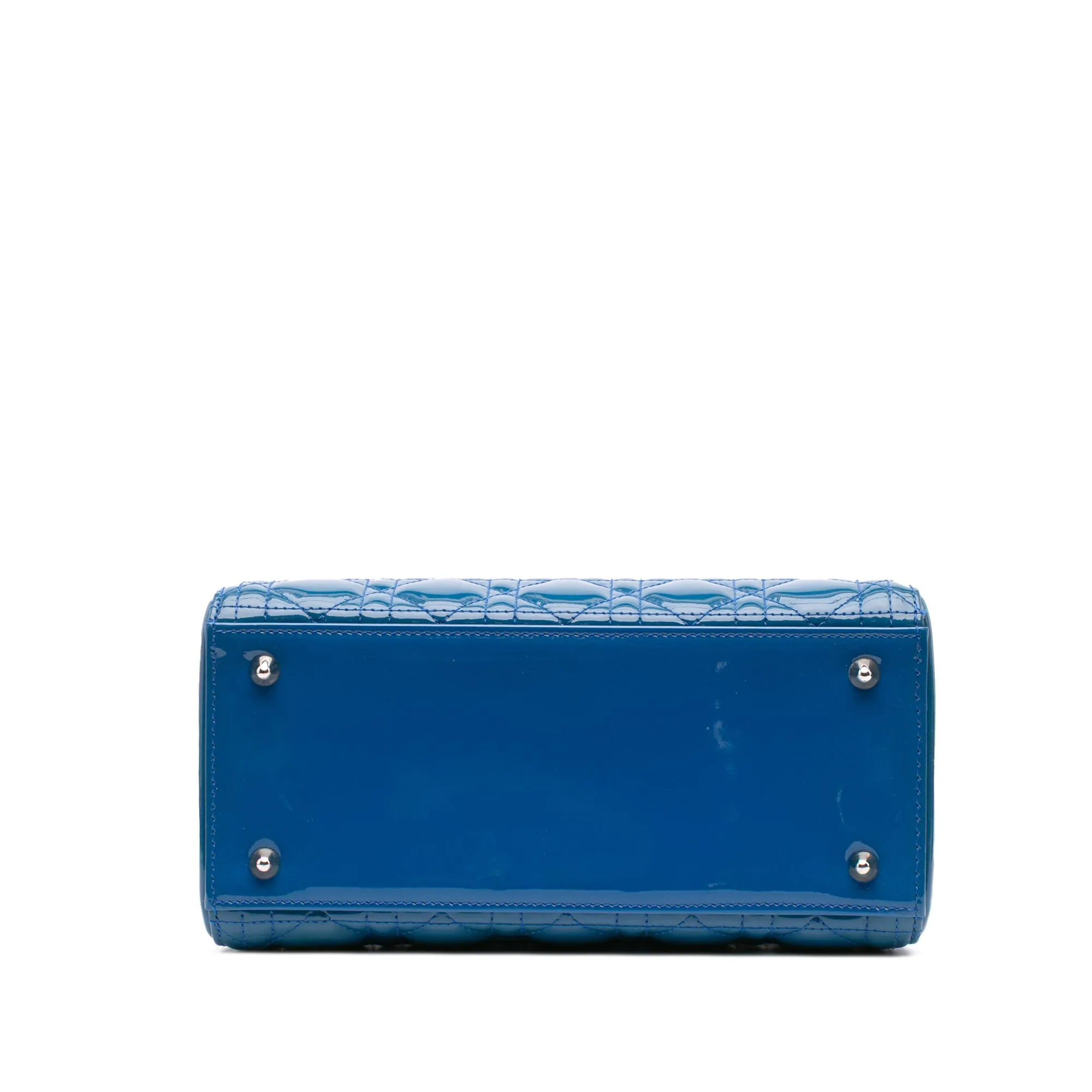 Medium Patent Cannage Lady Dior
