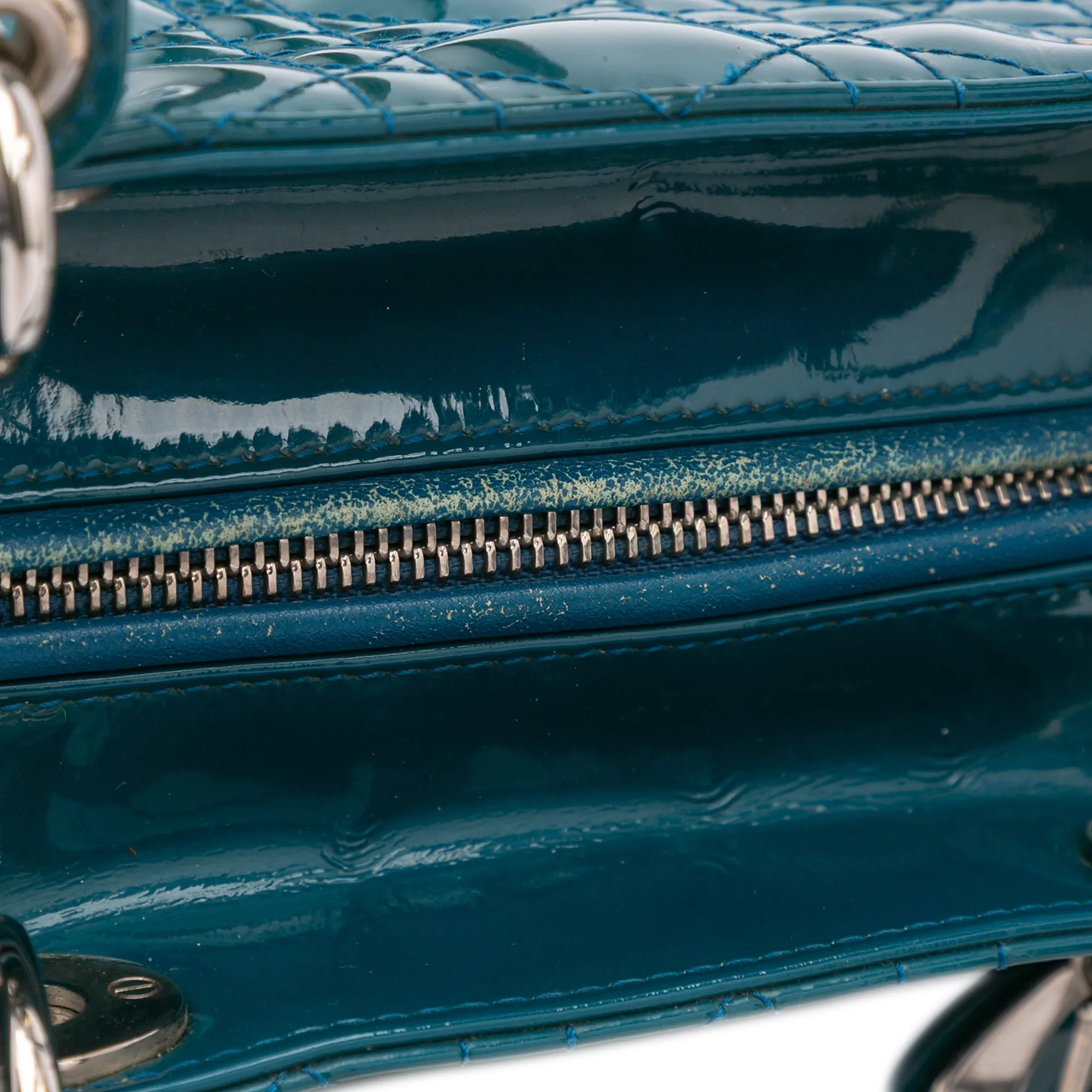 Medium Patent Cannage Lady Dior