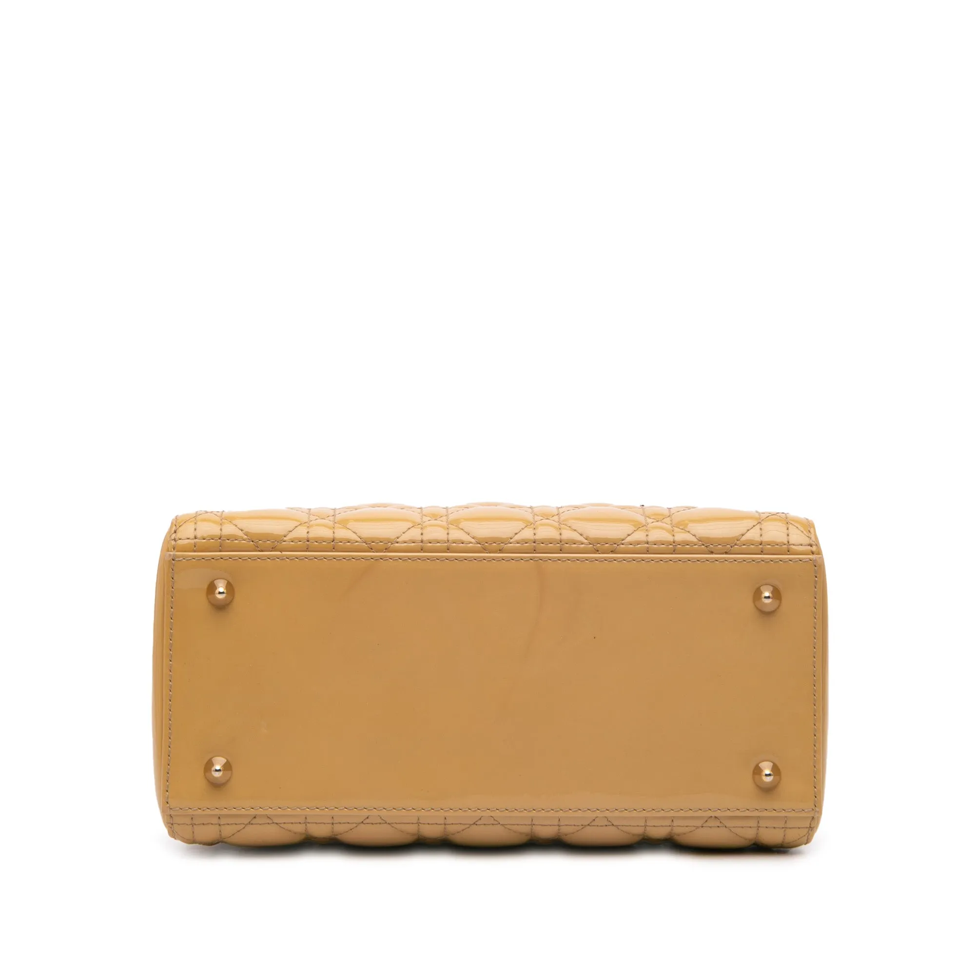 Medium Patent Cannage Lady Dior