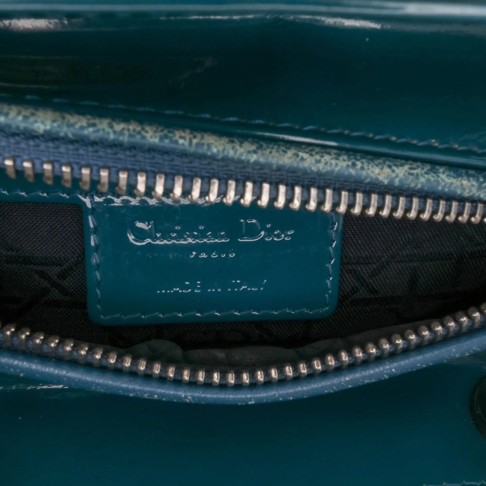 Medium Patent Cannage Lady Dior