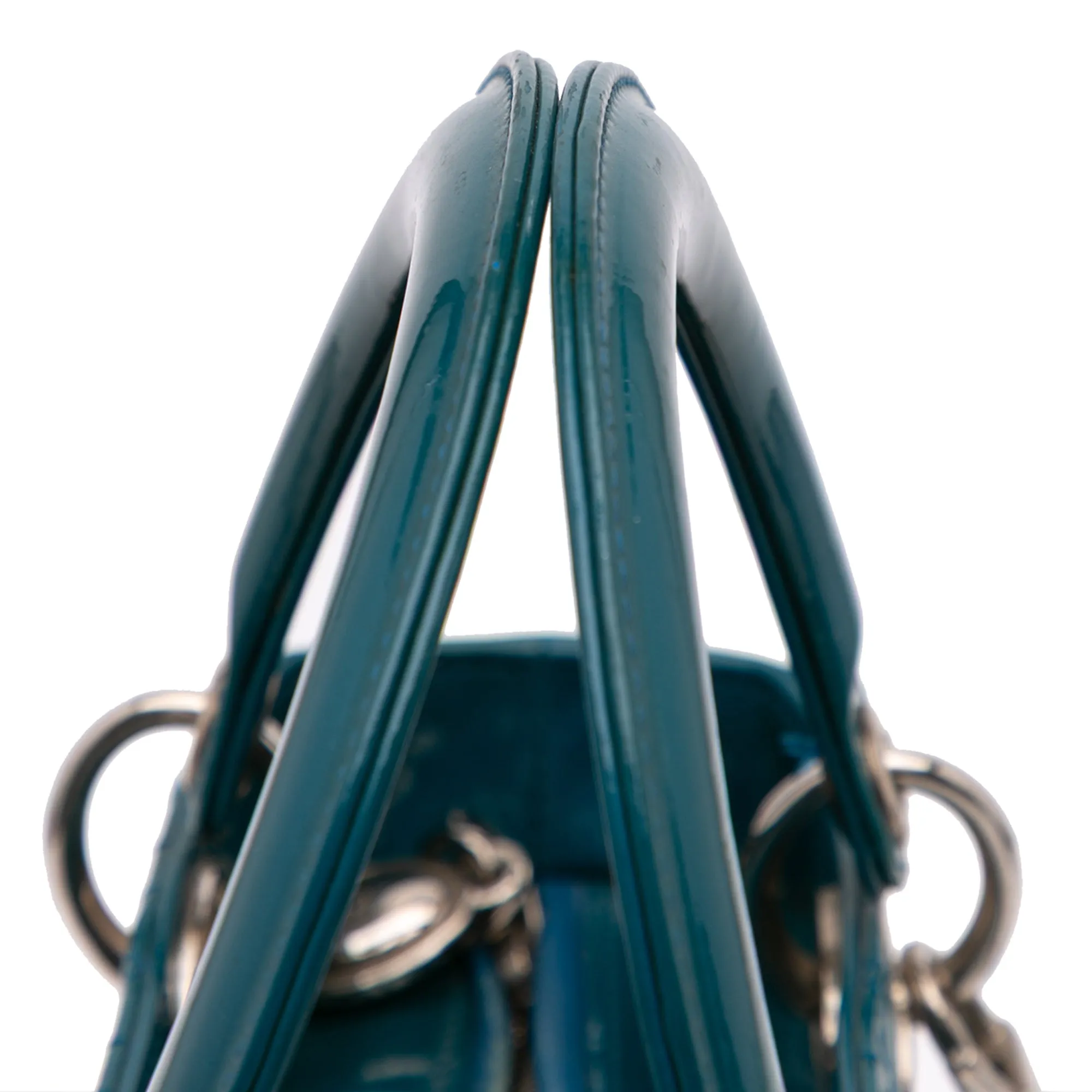 Medium Patent Cannage Lady Dior