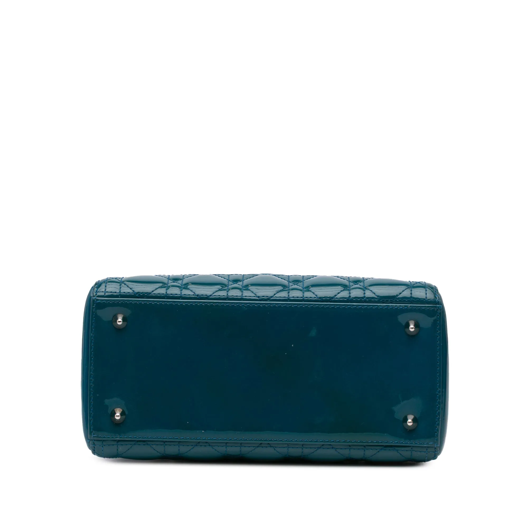 Medium Patent Cannage Lady Dior