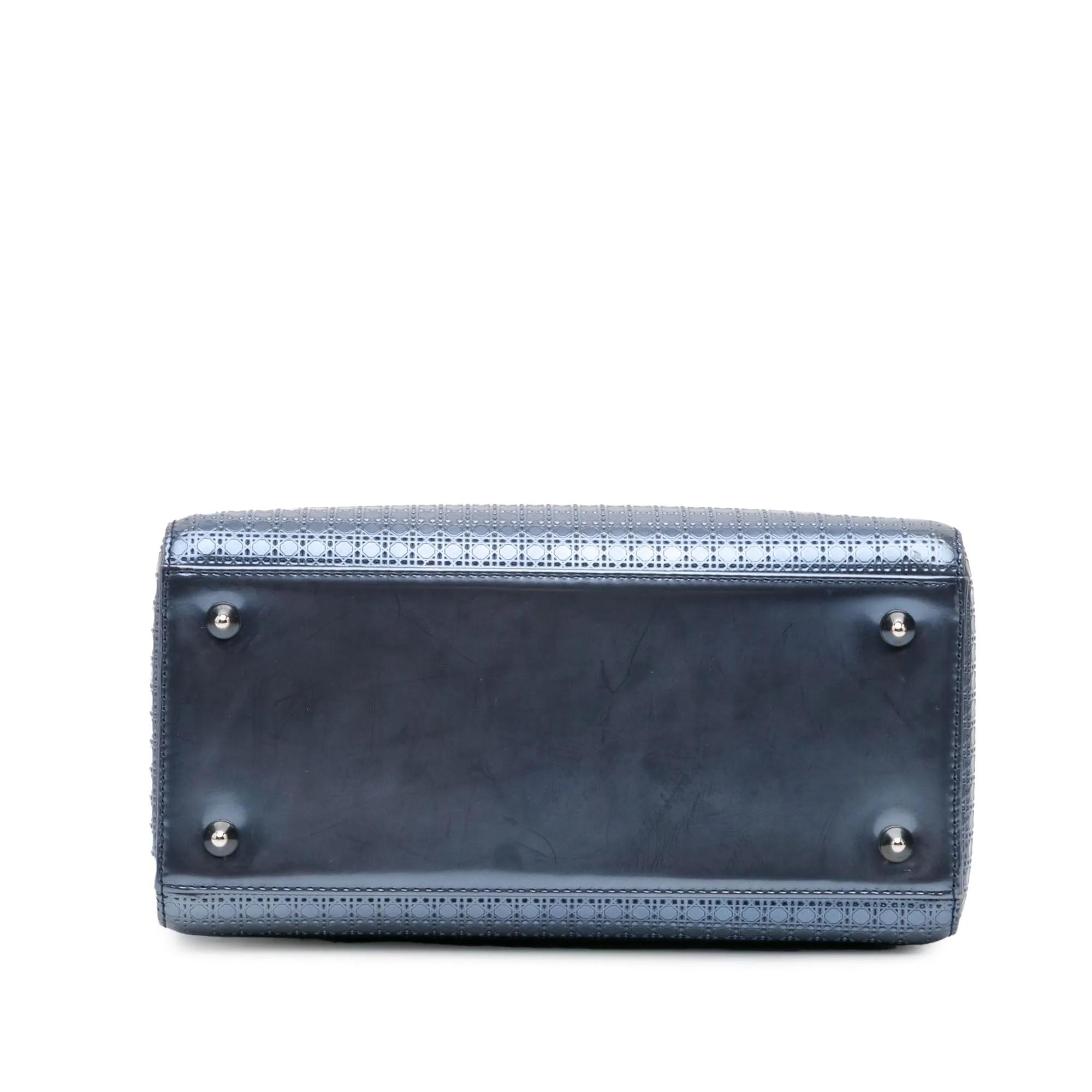 Medium Patent Microcannage Lady Dior