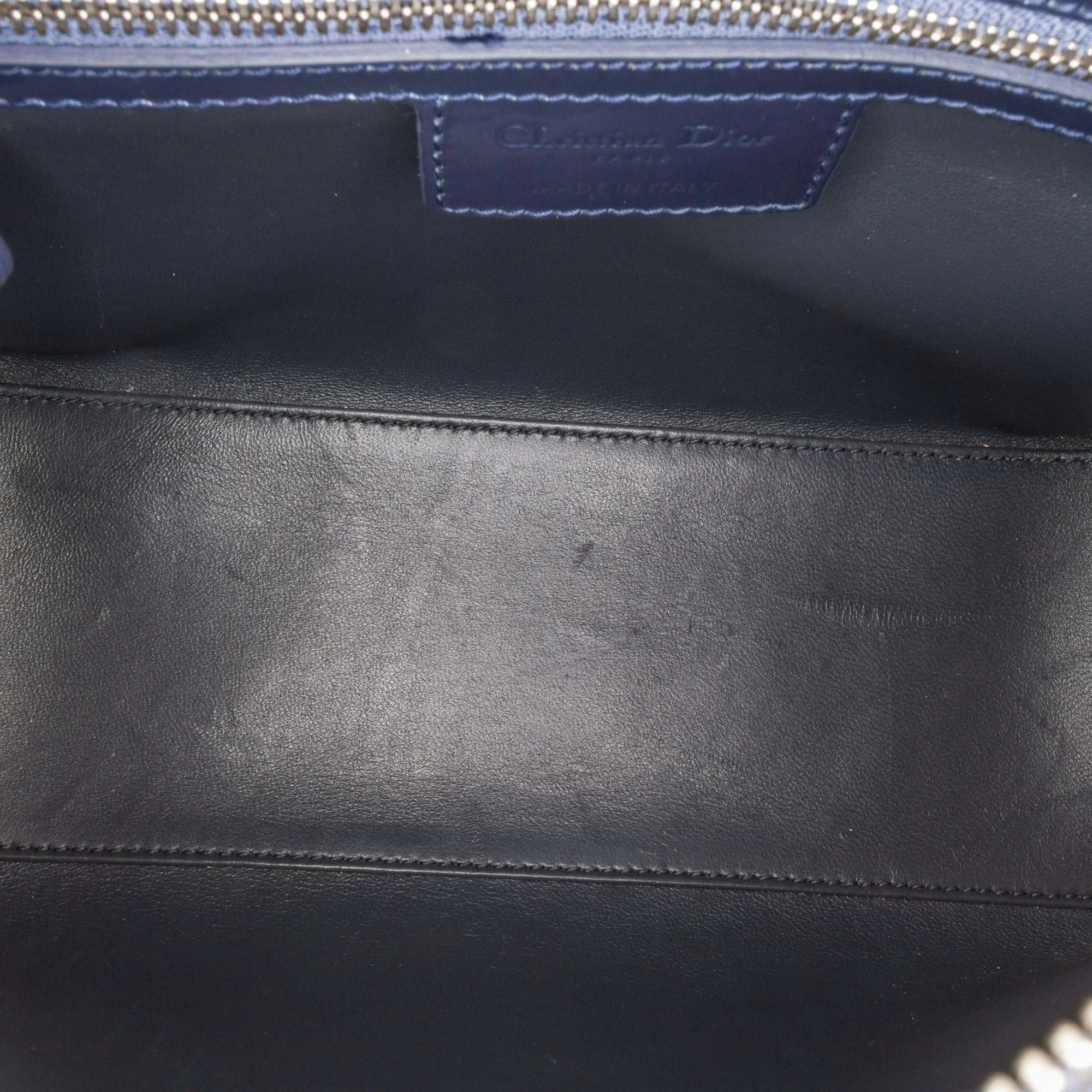 Medium Patent Microcannage Lady Dior