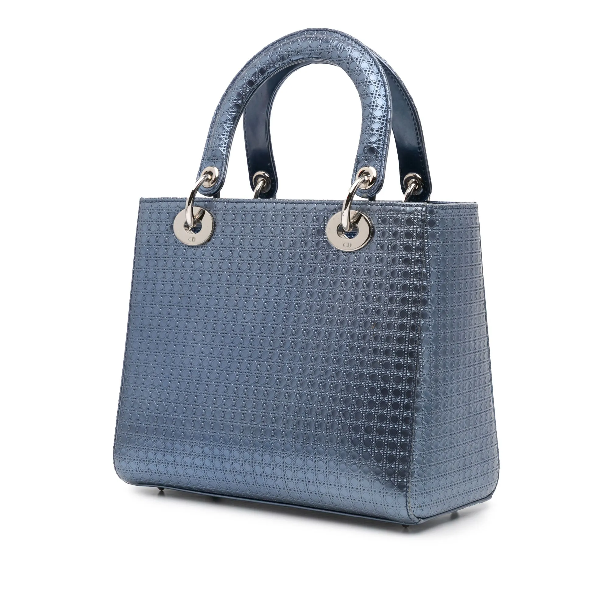 Medium Patent Microcannage Lady Dior