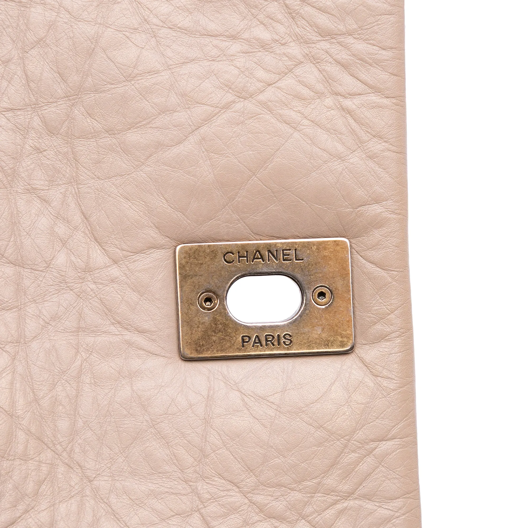 Medium Quilted Aged Calfskin Pondichery Flap