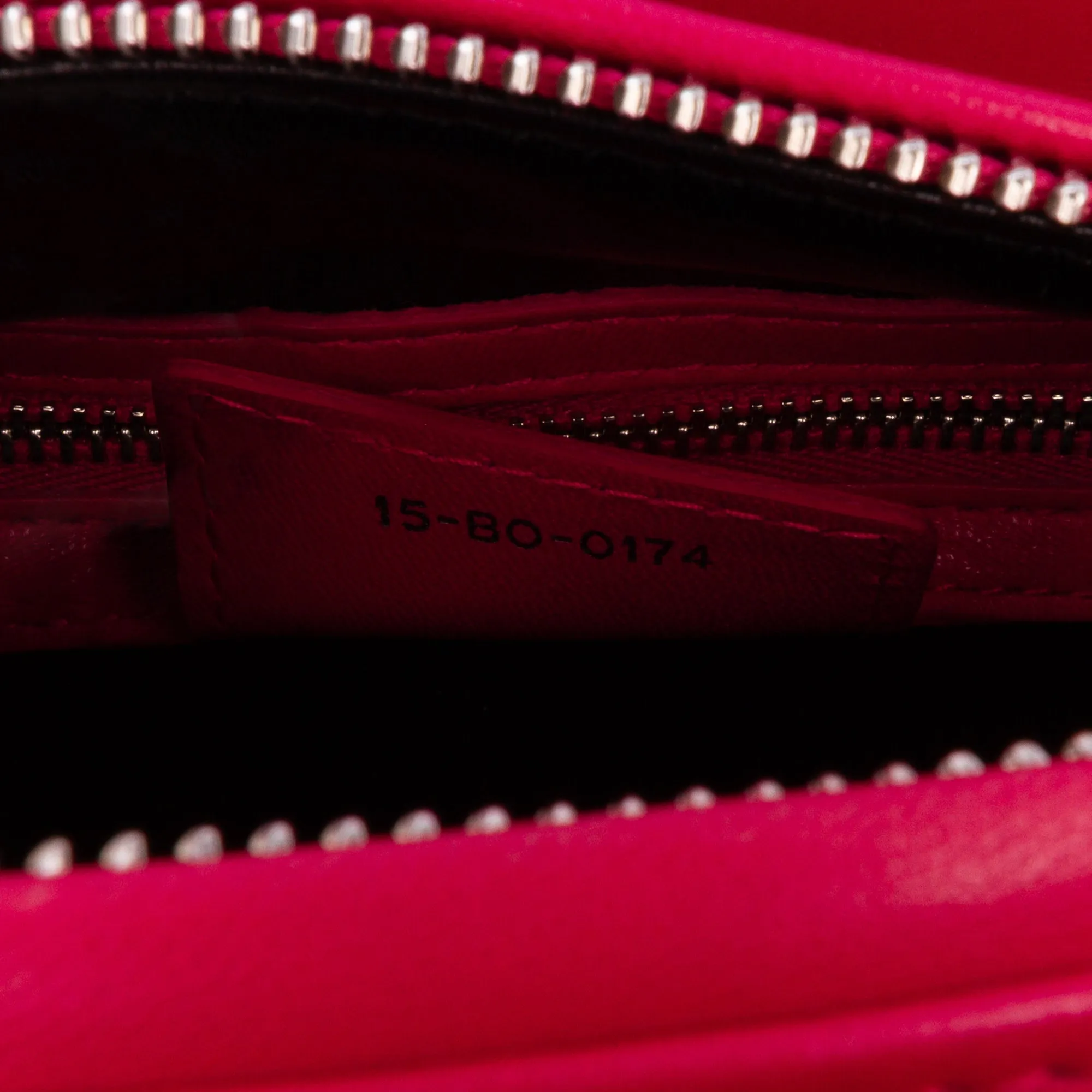Medium Tricolor Lambskin Cannage Lady Dior