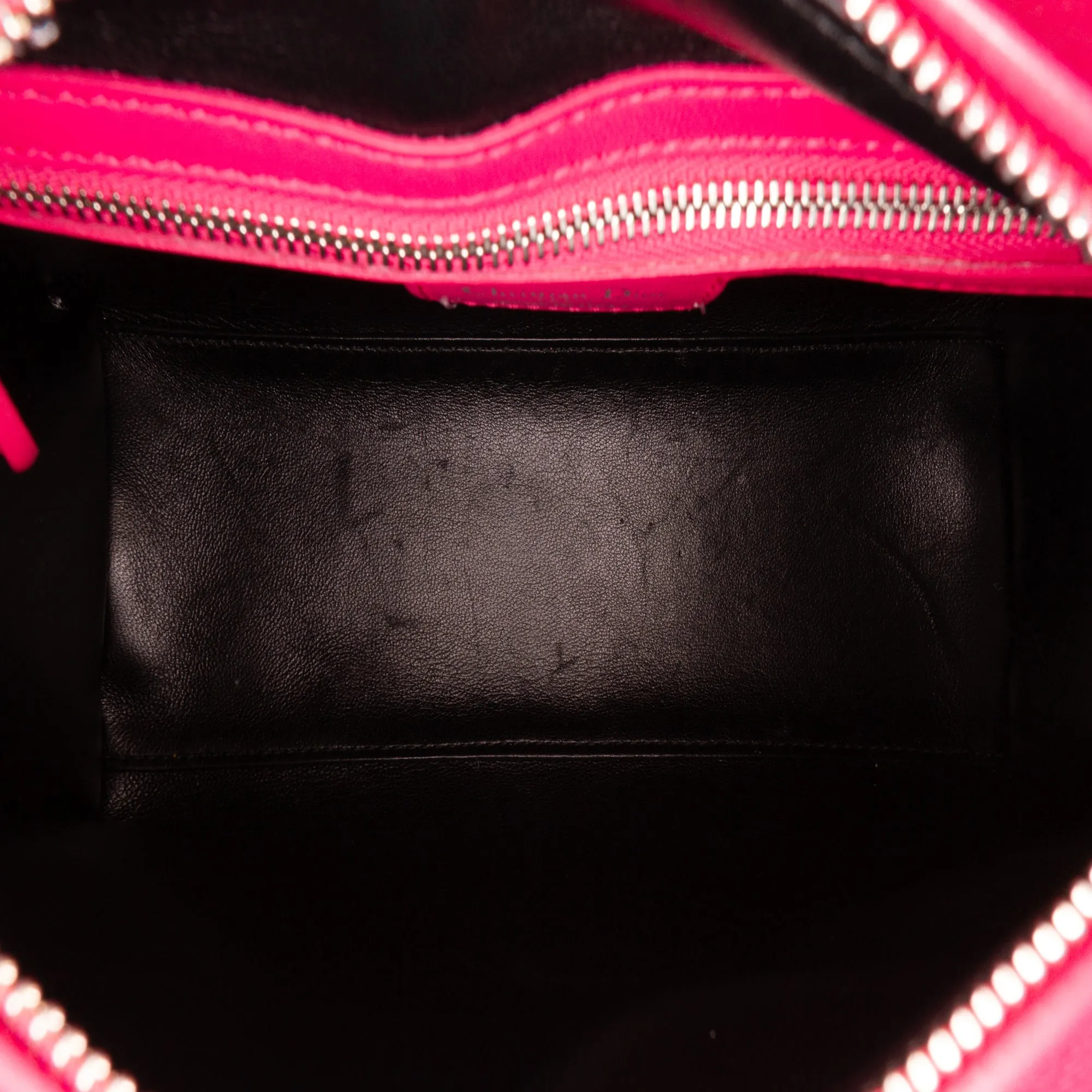 Medium Tricolor Lambskin Cannage Lady Dior