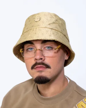 Mediums Collective Nylon Bucket Hat - Gold
