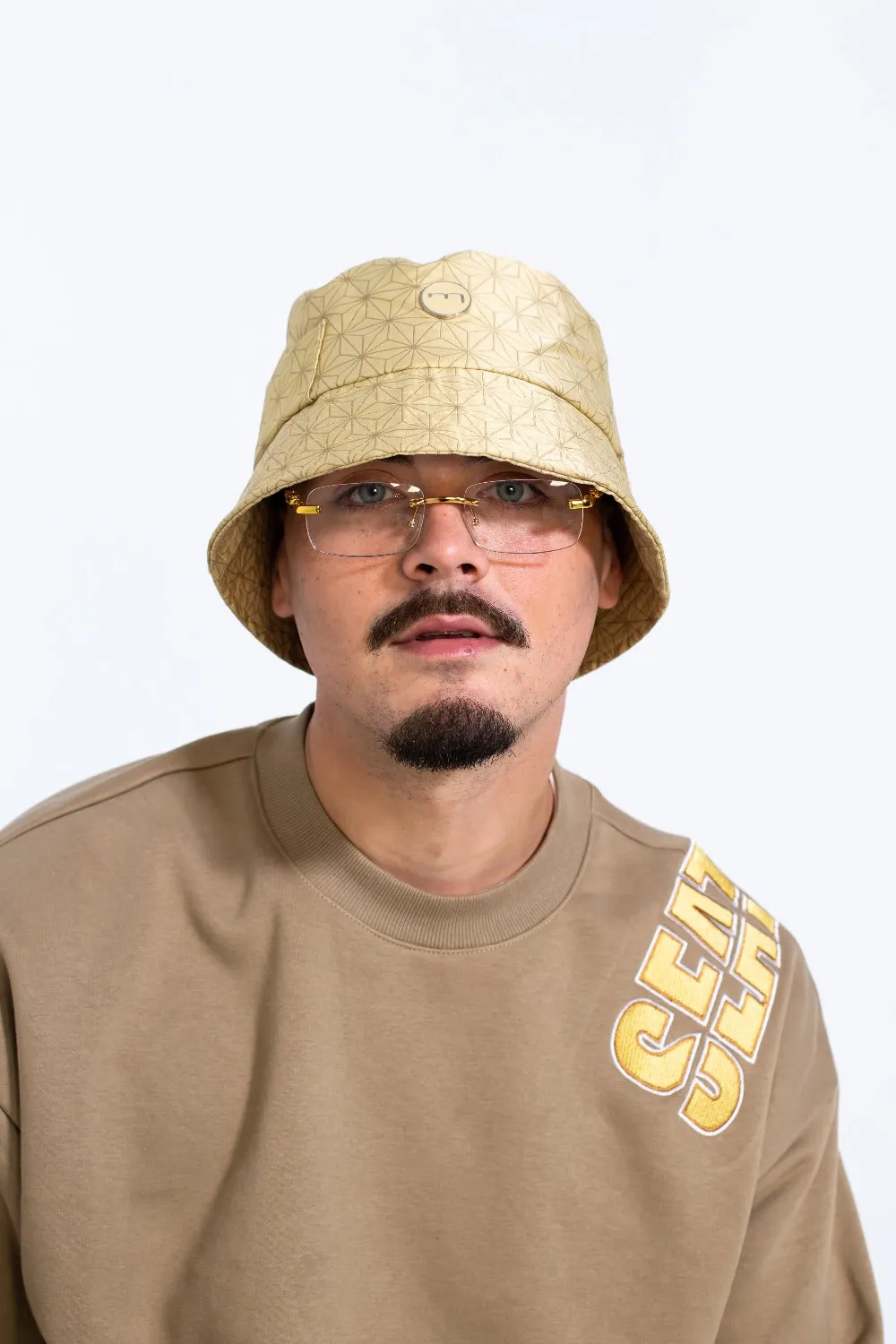 Mediums Collective Nylon Bucket Hat - Gold