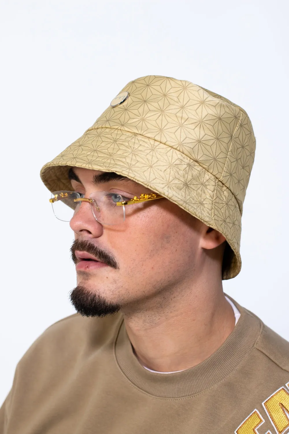 Mediums Collective Nylon Bucket Hat - Gold