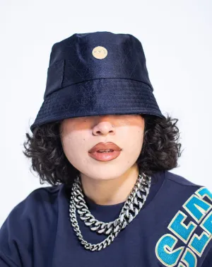 Mediums Collective Nylon Bucket Hat - Navy