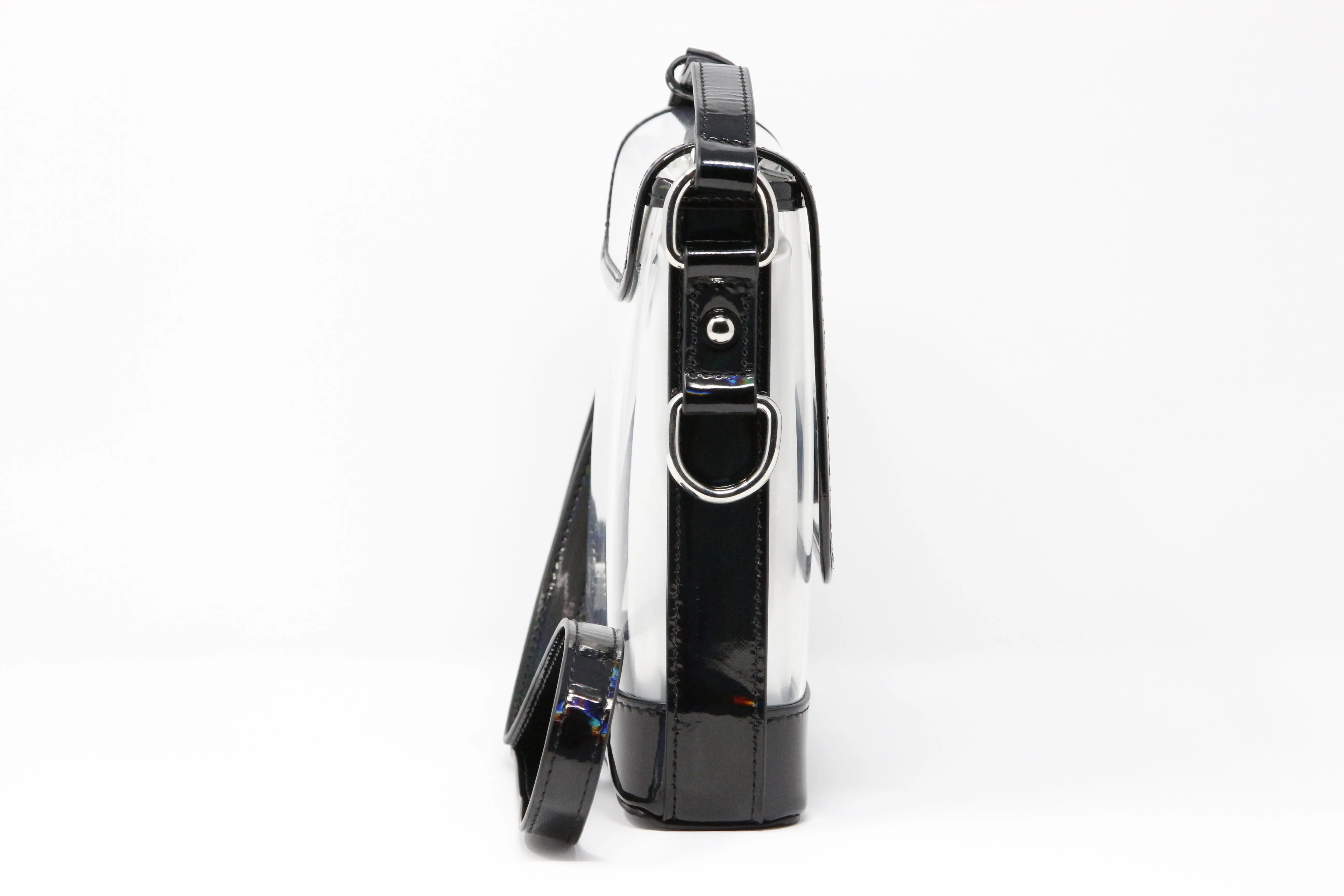 Memo - Black Holographic Patent Leather