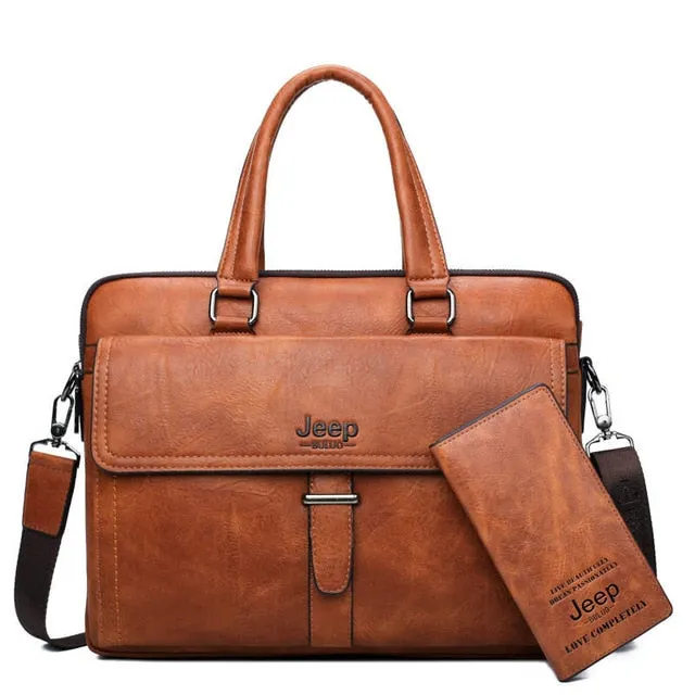 Men Briefcase for 13.3" Laptop
