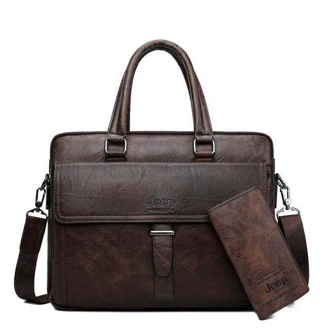 Men Briefcase for 13.3" Laptop