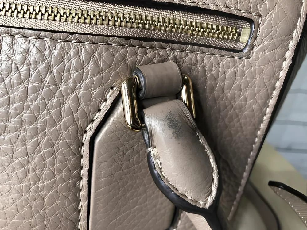 Michael Kors Womens Selby Medium Signature Satchel Brown Shoulder Bag Purse New