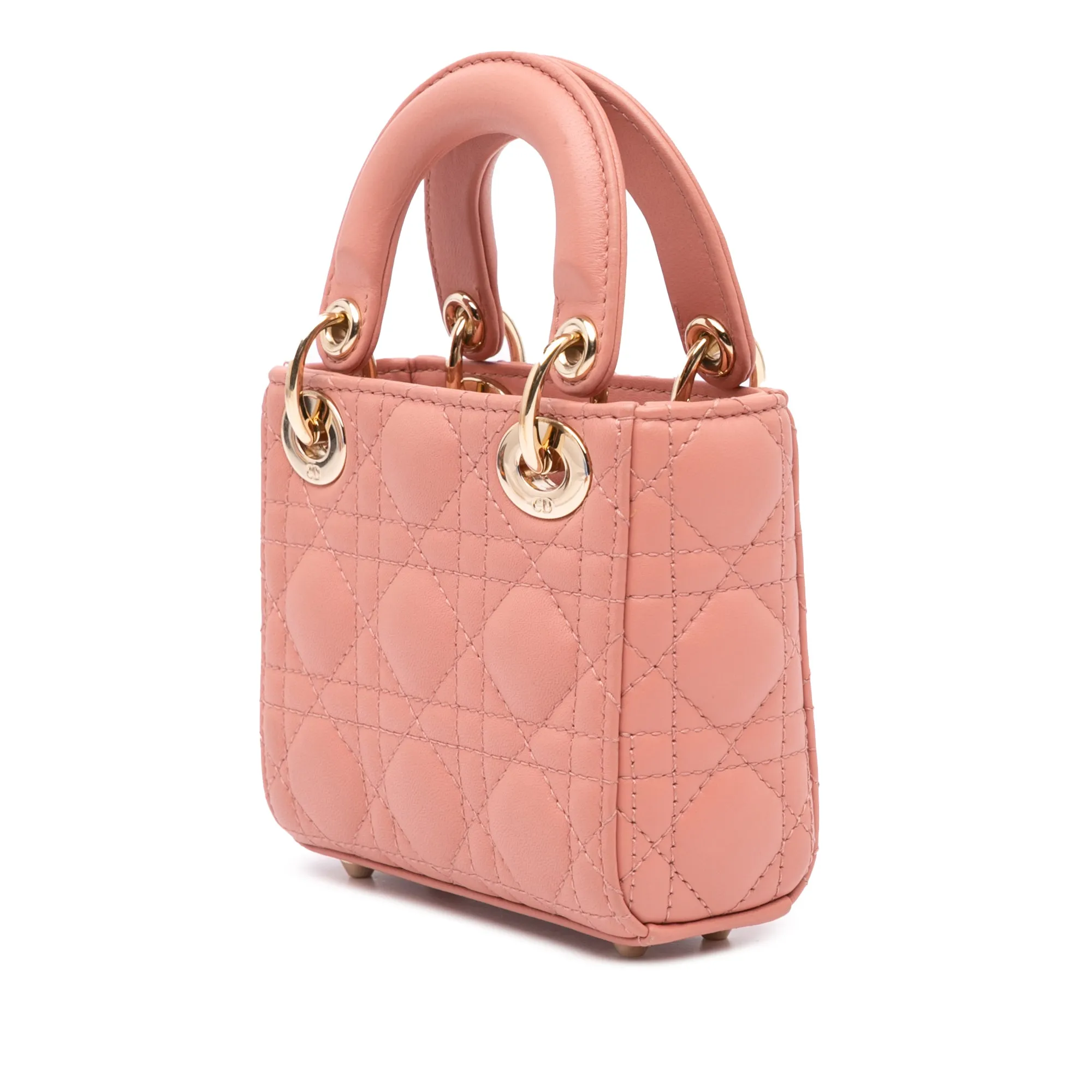 Micro Lambskin Cannage Lady Dior
