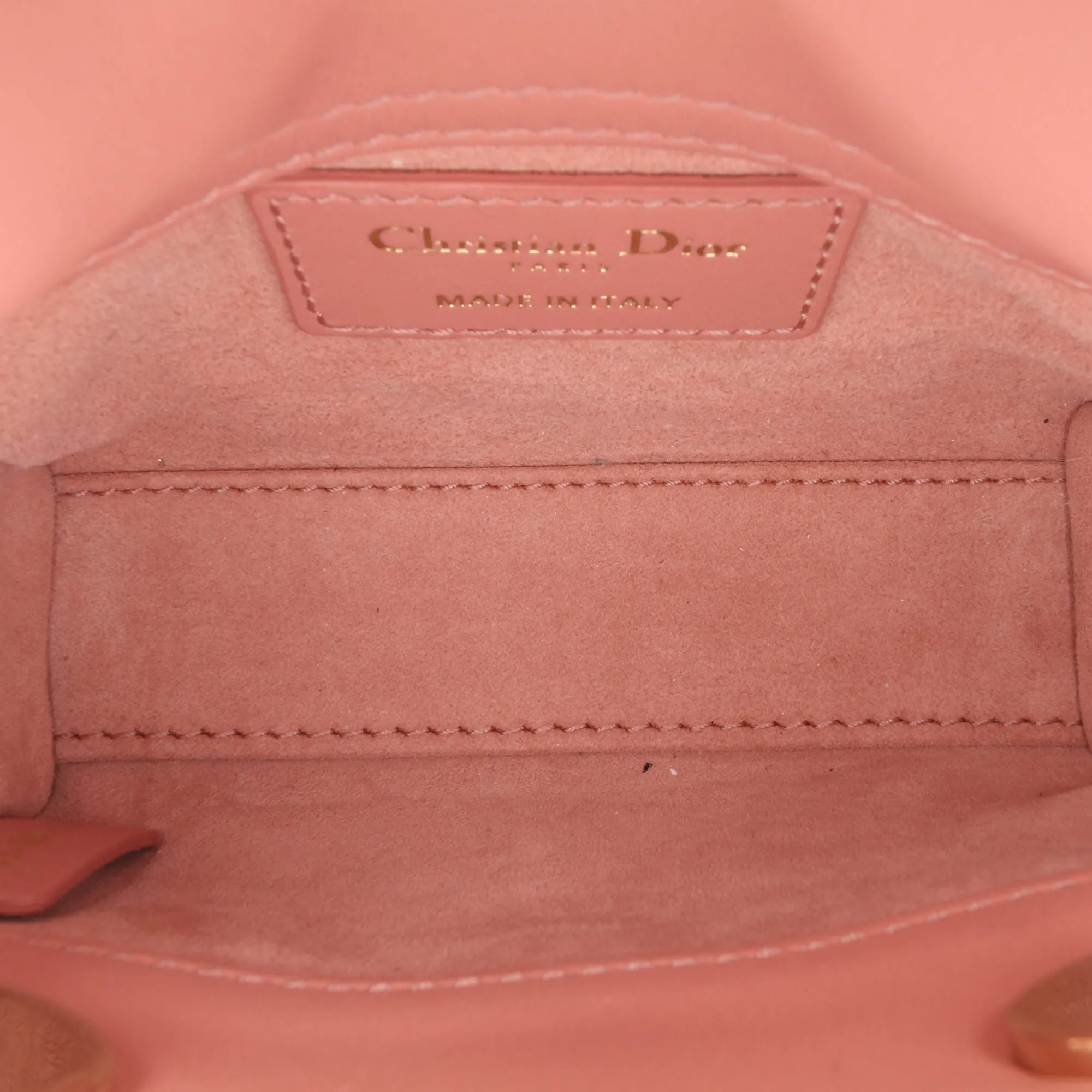 Micro Lambskin Cannage Lady Dior