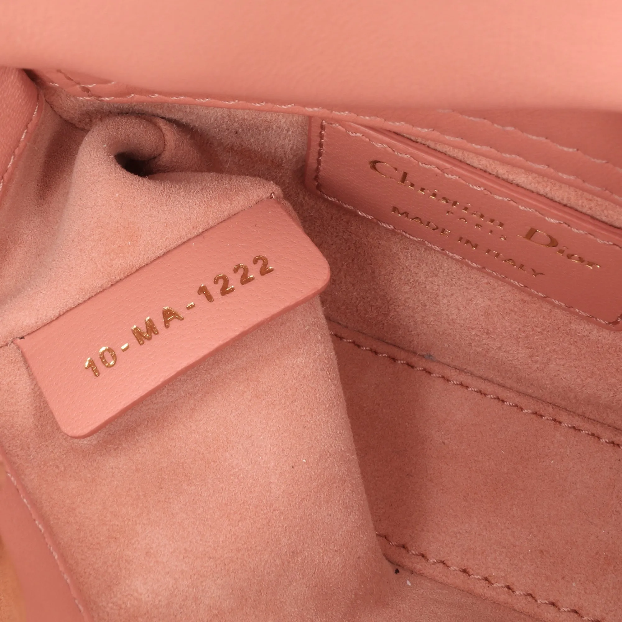 Micro Lambskin Cannage Lady Dior