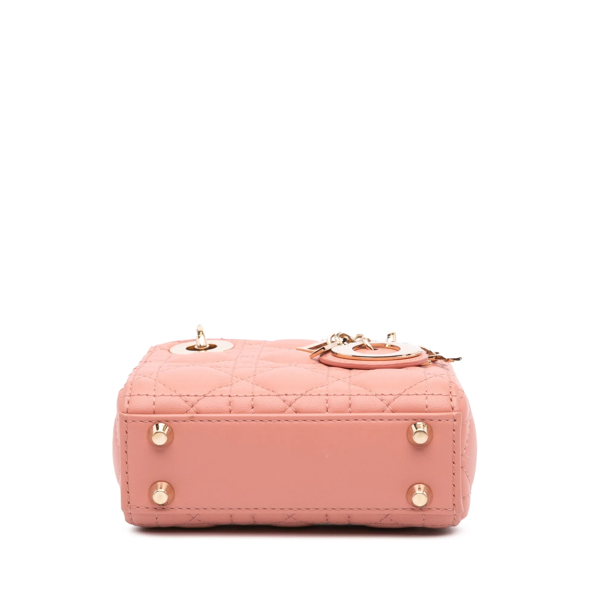 Micro Lambskin Cannage Lady Dior