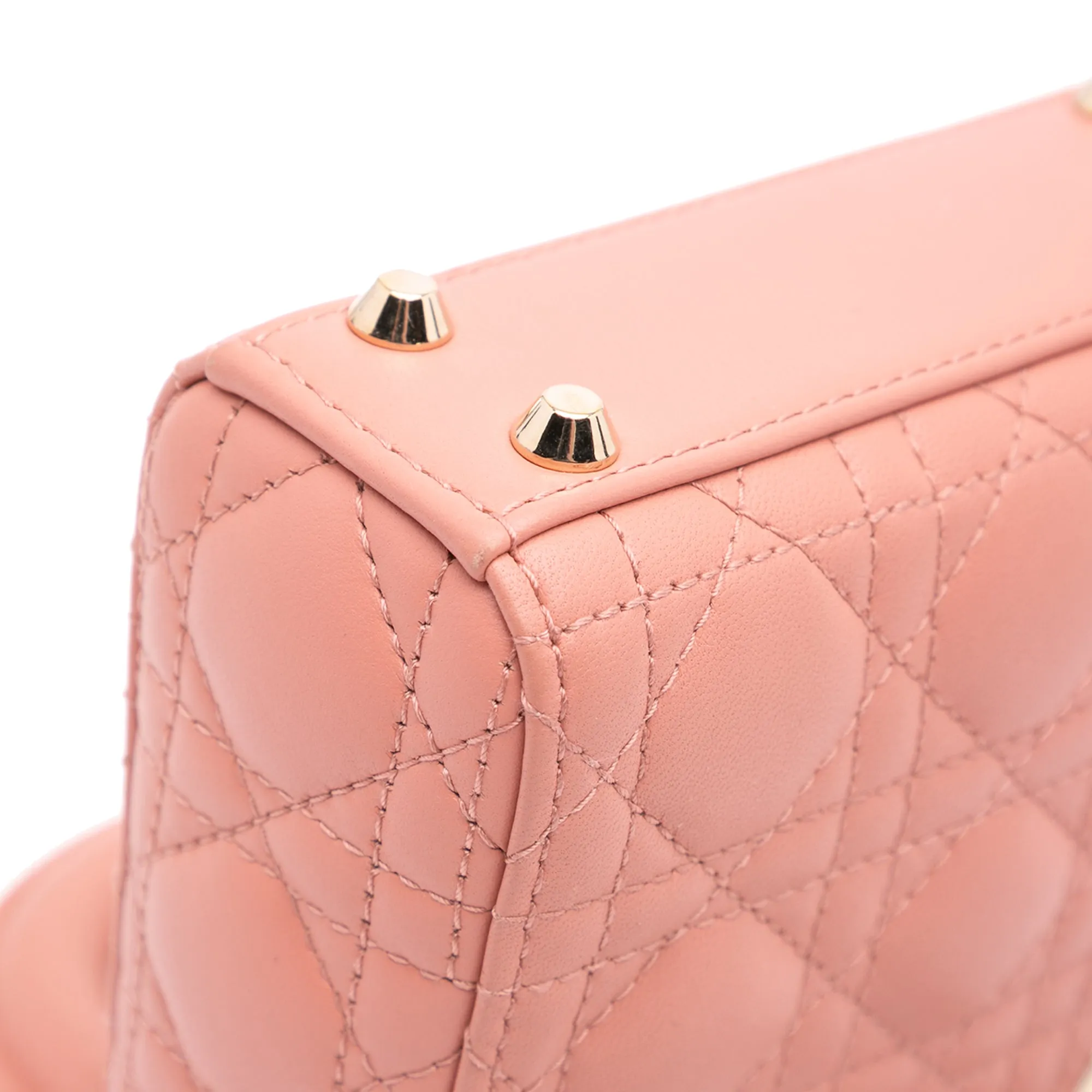 Micro Lambskin Cannage Lady Dior